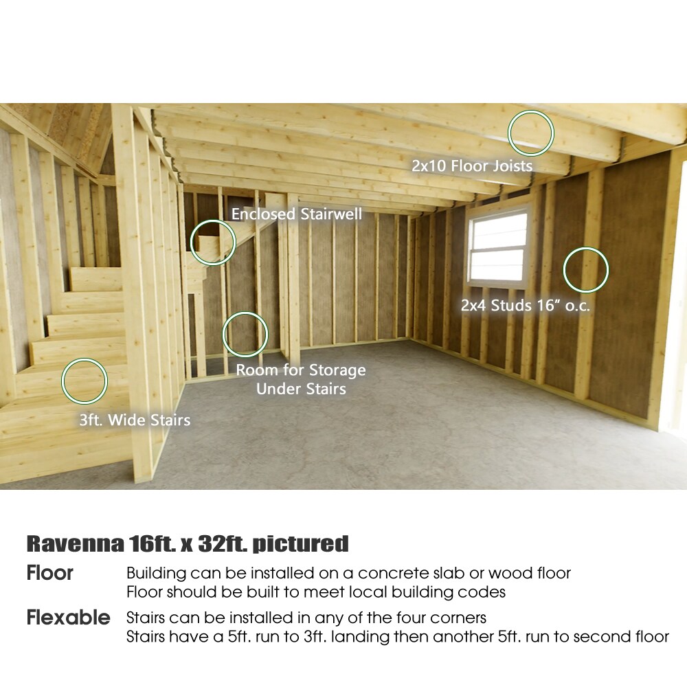 Best Barns RAVENNA1628 Wood-Storage-Buildings - View #7