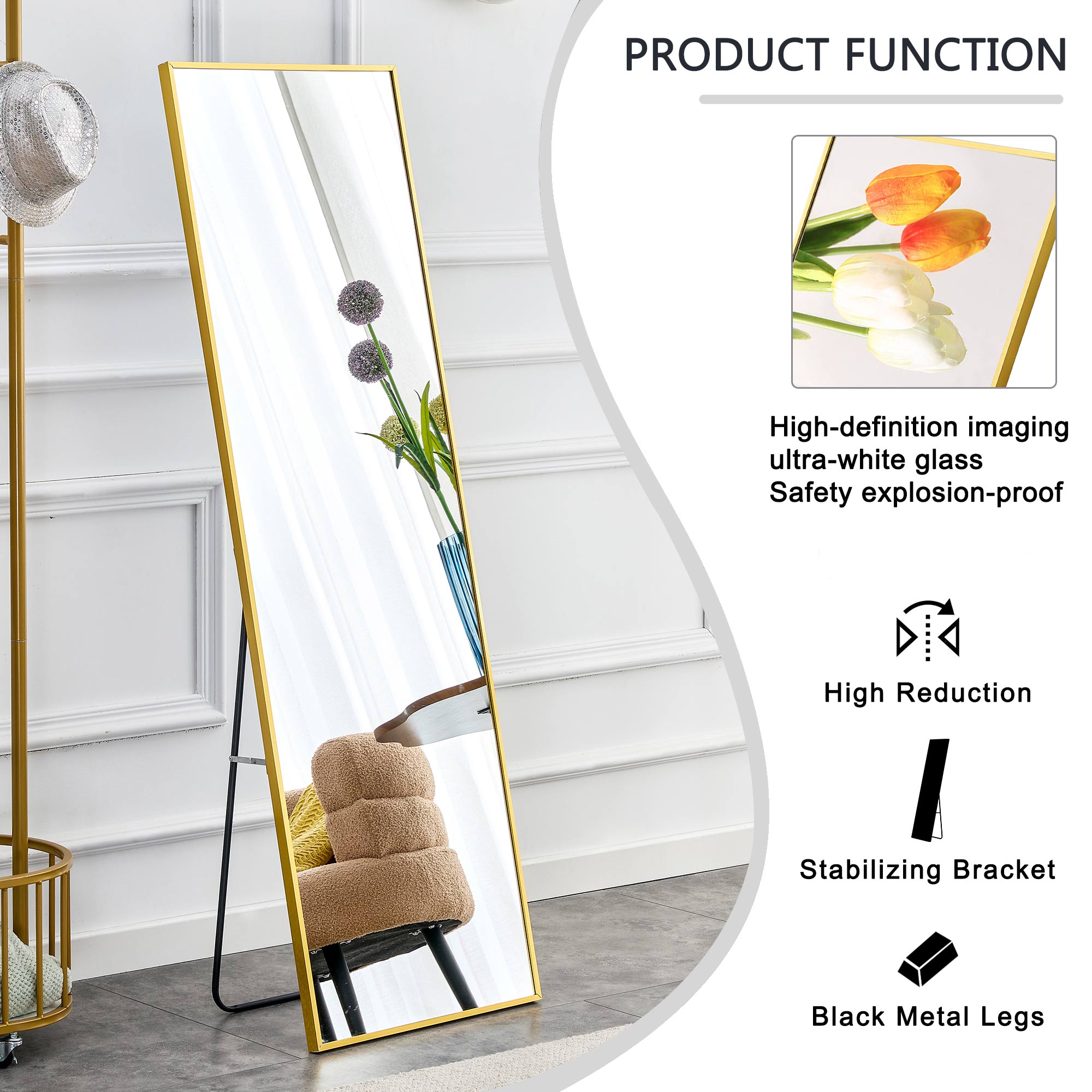 Poinic CUMR-1P154714 Decor-Mirrors - View #6