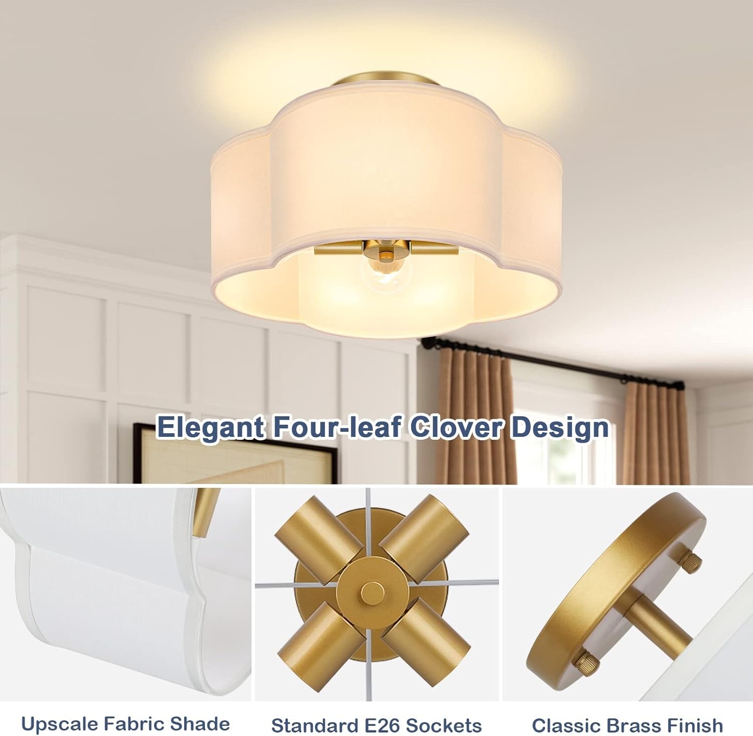 Nordic Hygge TJ-CL-PCA001-4-GD-1 flushmounts - View #6