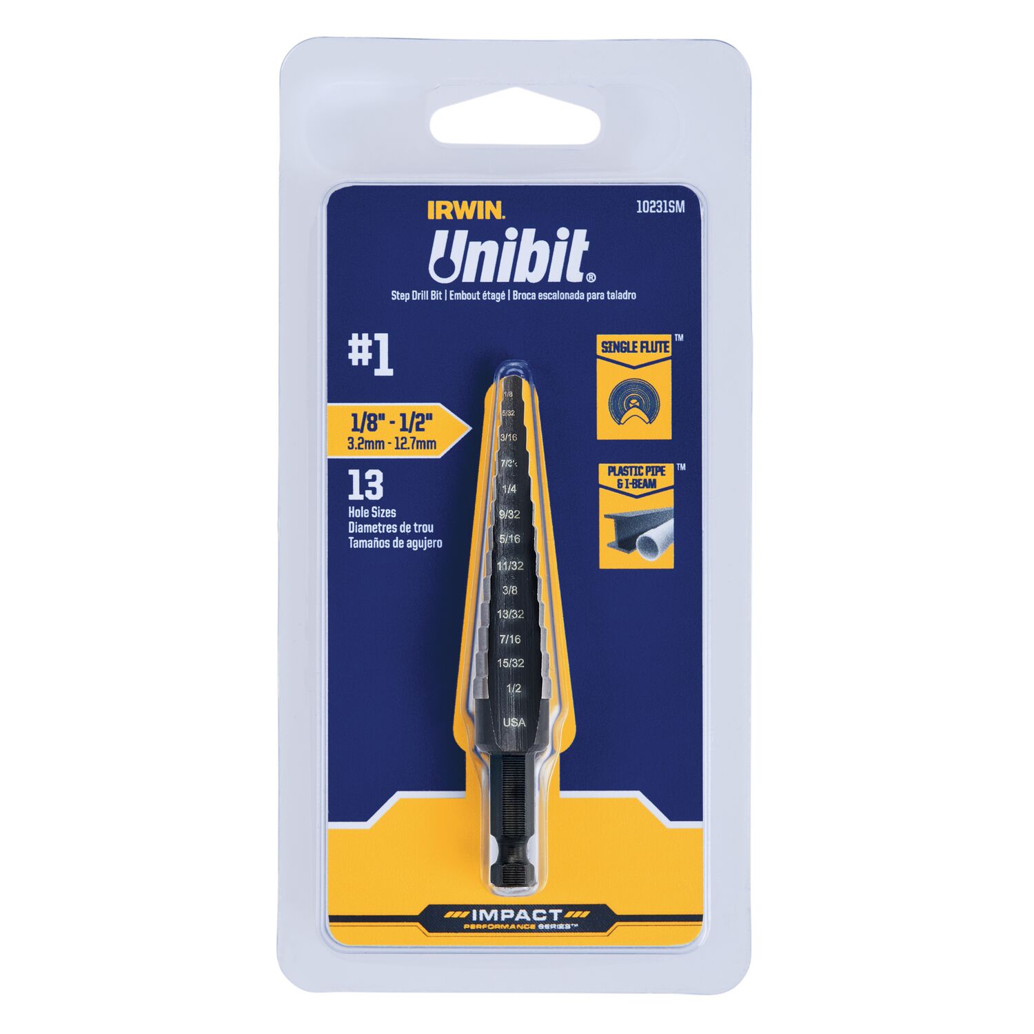 IRWIN 10231SM Metal-Step-Drill-Bits - View #5