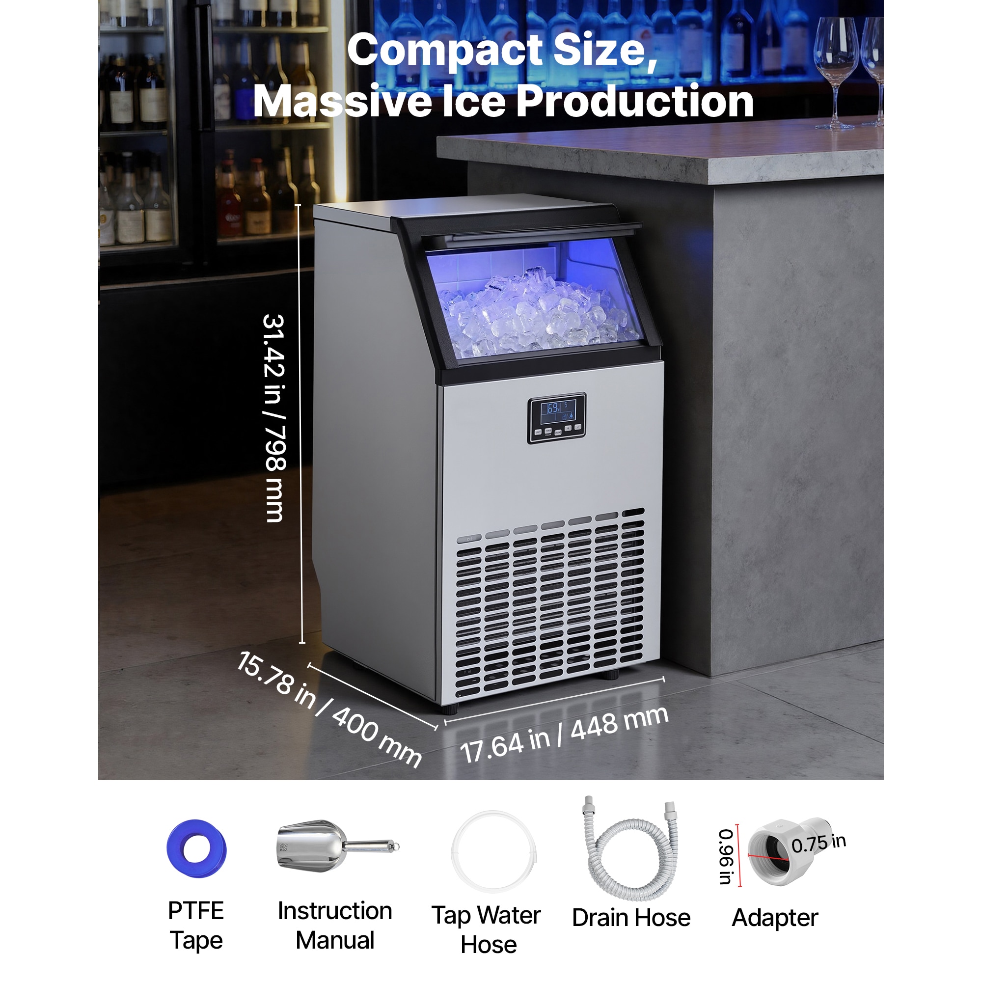 Mondawe OR-ES9475-MRS Ice-Makers - View #5