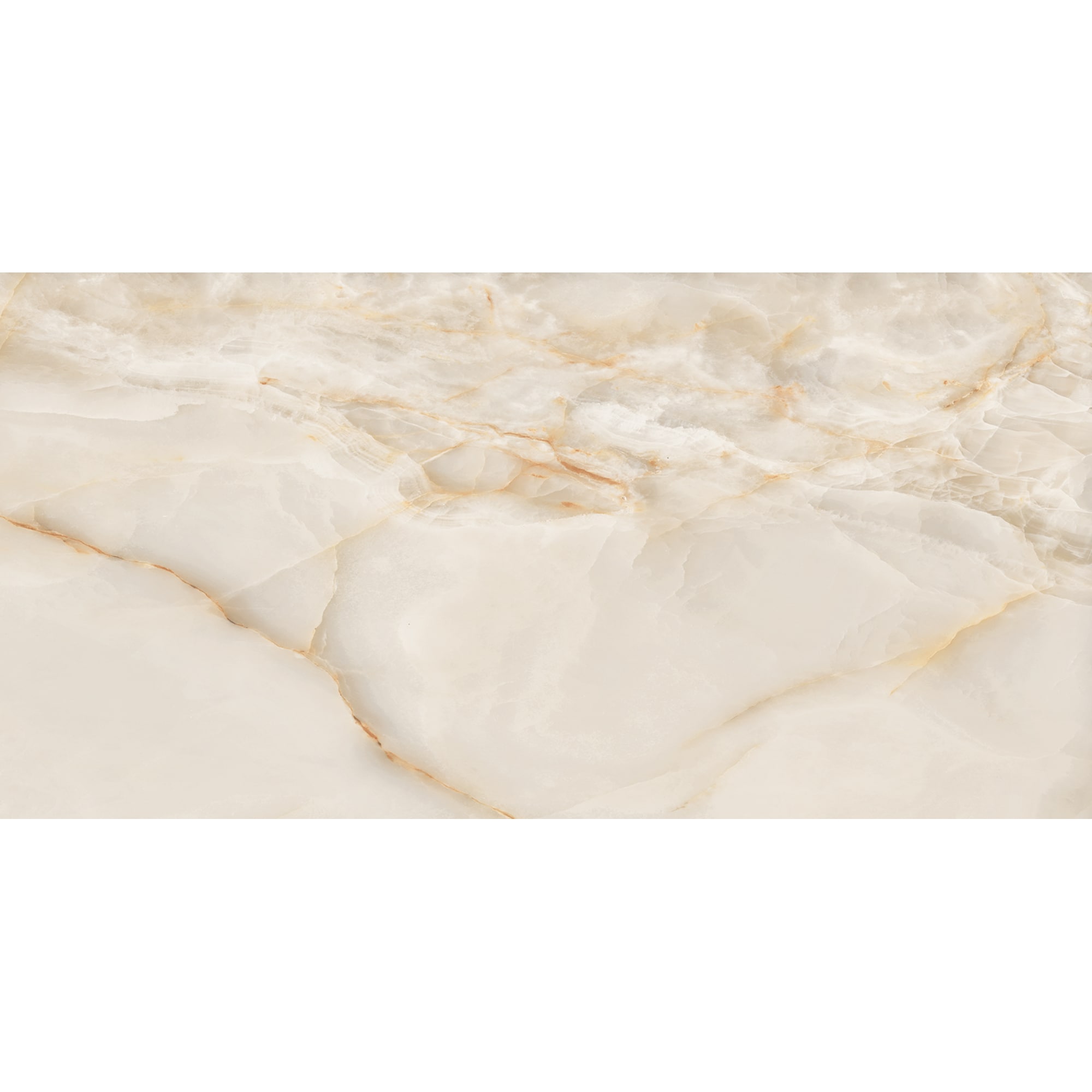 Giorbello American Onyx Beige 24-in x 48-in Matte Porcelain Marble look Floor and Wall Tile ( 16-sq ft Carton )