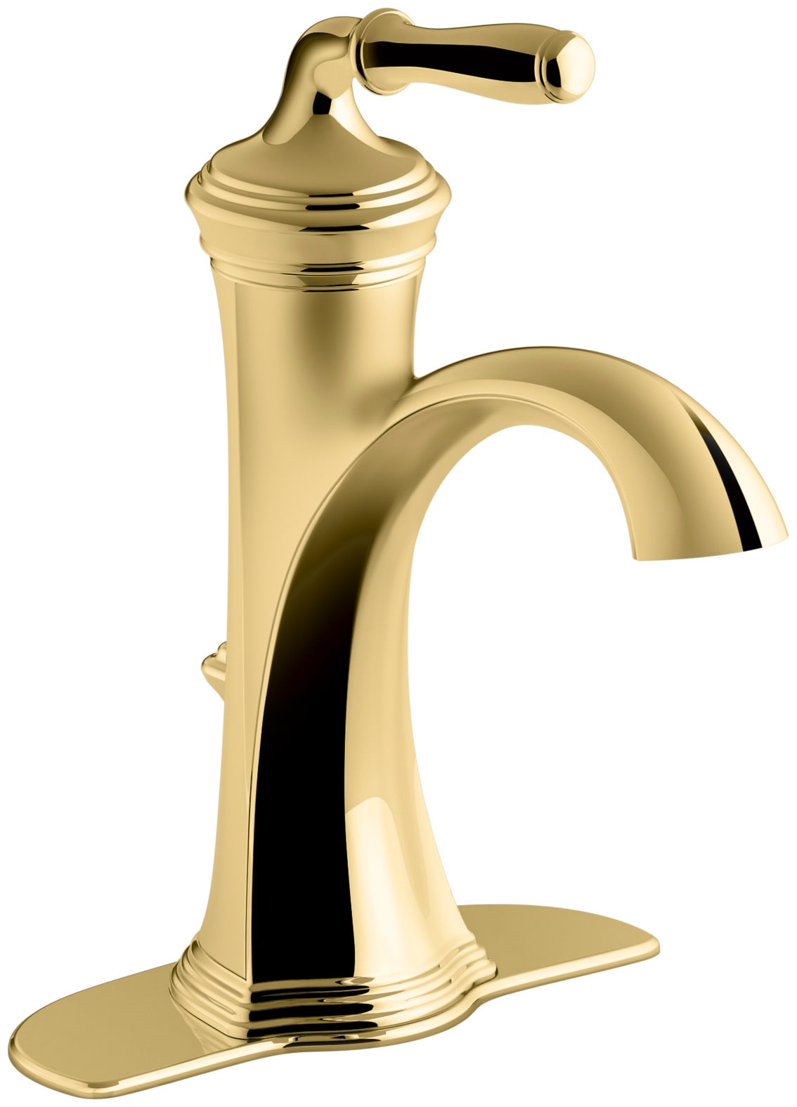 Devonshire Polished Brass Single-Handle Bathroom Faucet