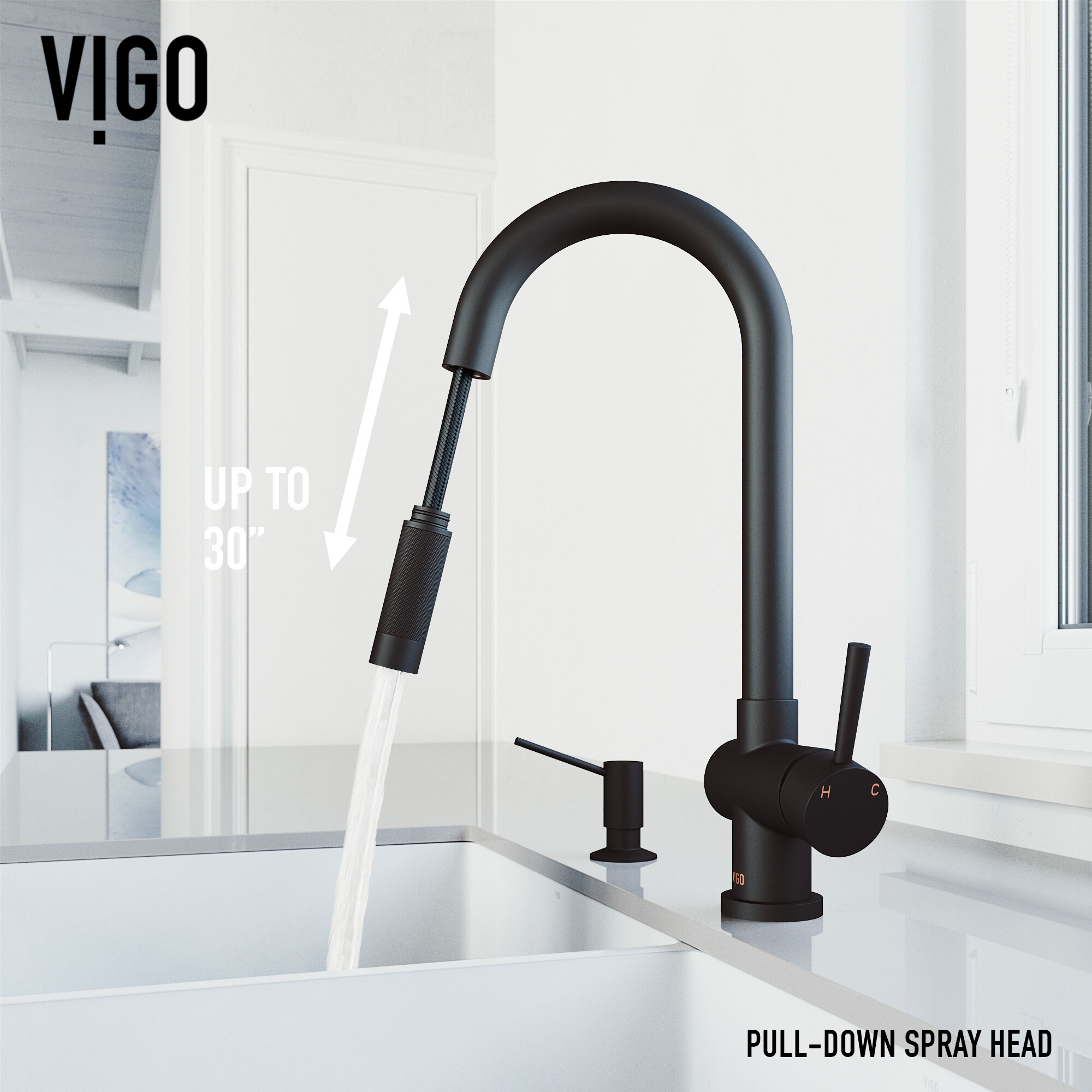 VIGO VG02008MBK5 Kitchen-Faucets - View #4