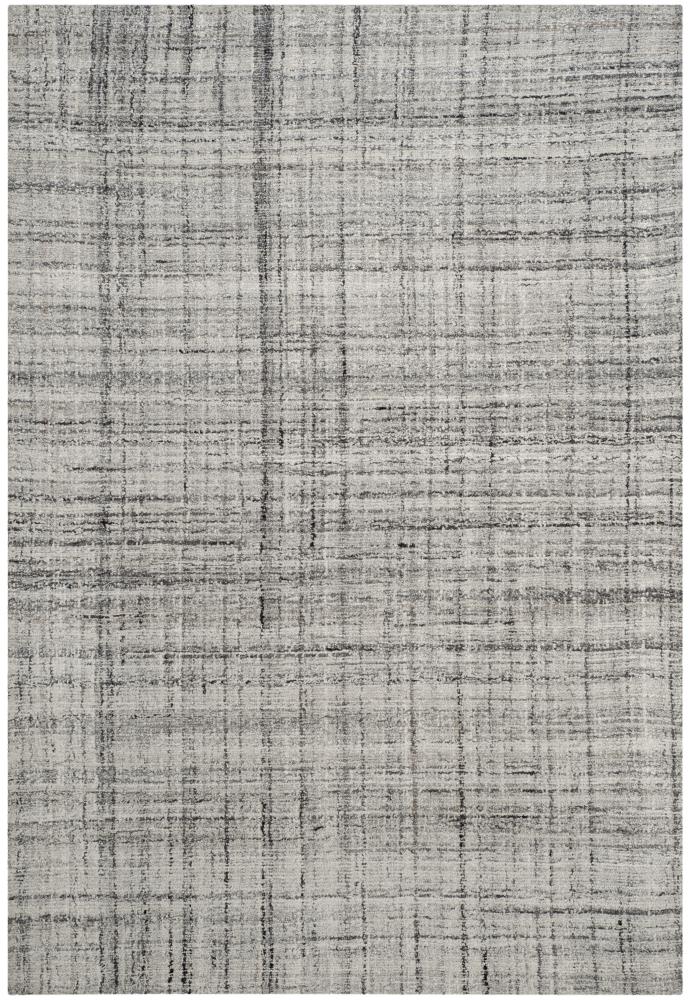 Safavieh ABT141B-5 Abstract Andre 5 x 8 (ft) Tufted Synthetic Gray/Black Rectangular Indoor Abstract Farmhouse/Cottage Area rug