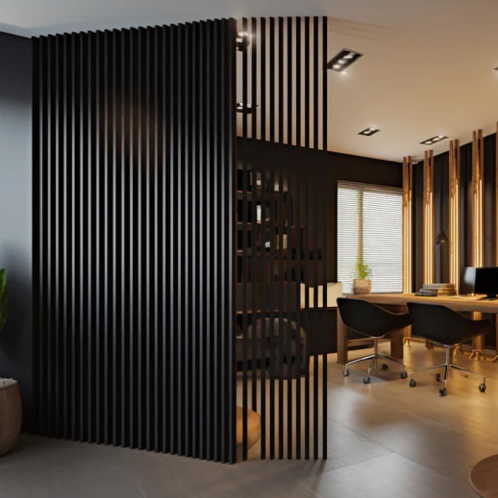 HIGHLANDERHOME WPCT005-GRAYBLACK Composite-Fence-Panels - View #7