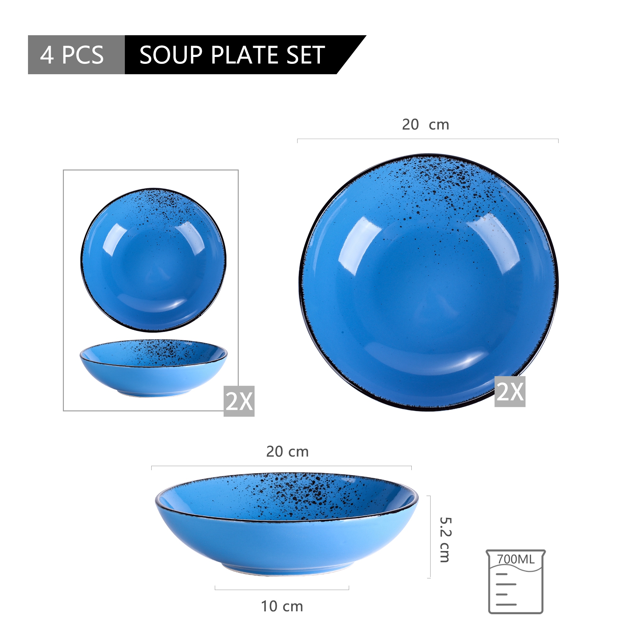 CASAINC VC-NAVIA-4-STP dinnerware - View #7