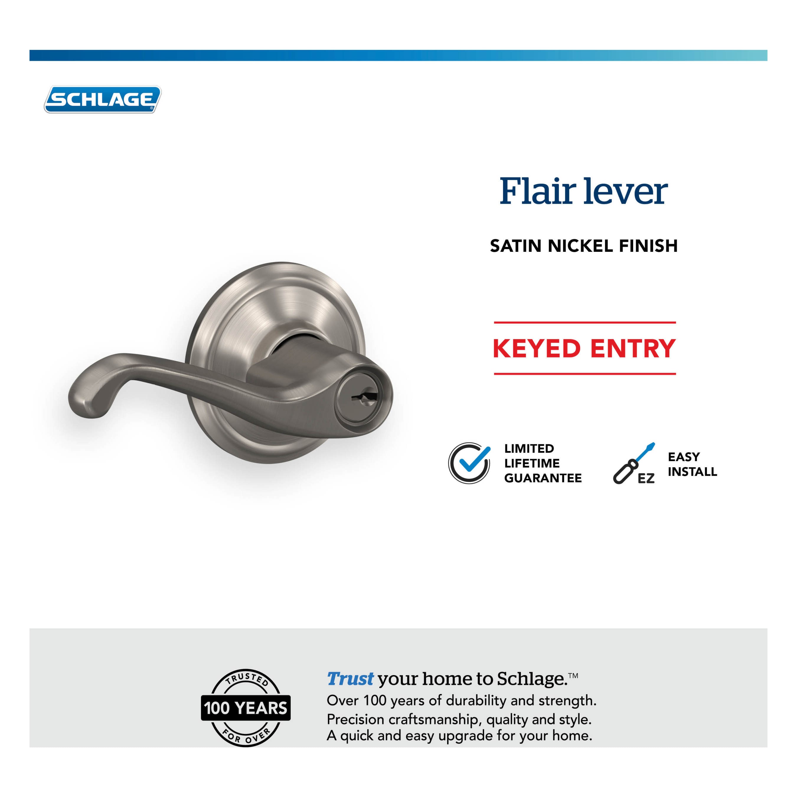 Schlage F51 V FLA 619 Door-Handles - View #11
