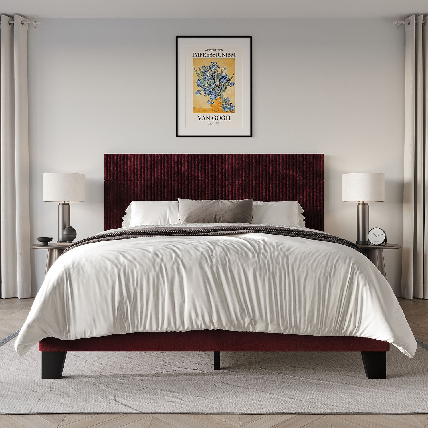 ChaletPosh C8541QPL-RD-VV beds - View #2