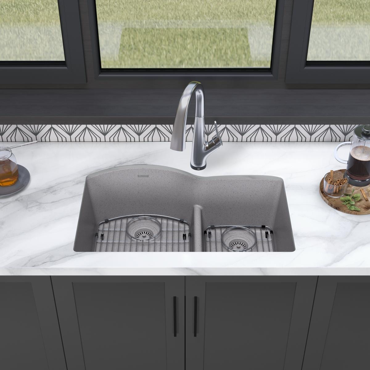 Elkay ELGHU3322RGSFLC Kitchen-Sinks - View #3