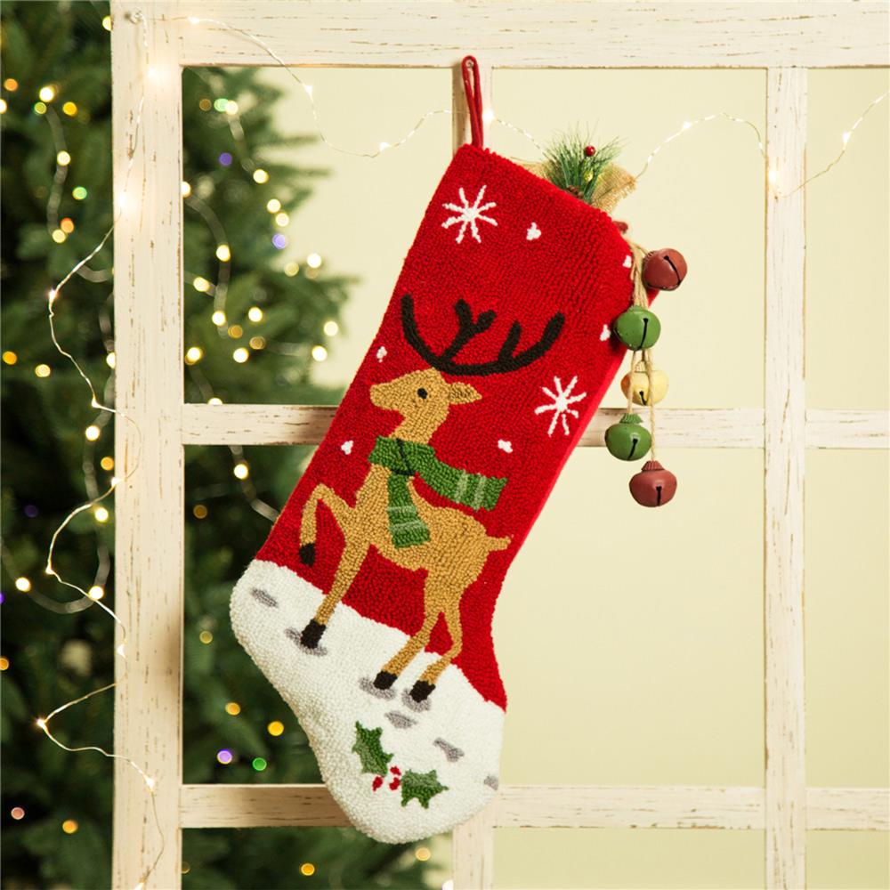 Glitzhome 19-in Animals Christmas Stocking at Lowes.com