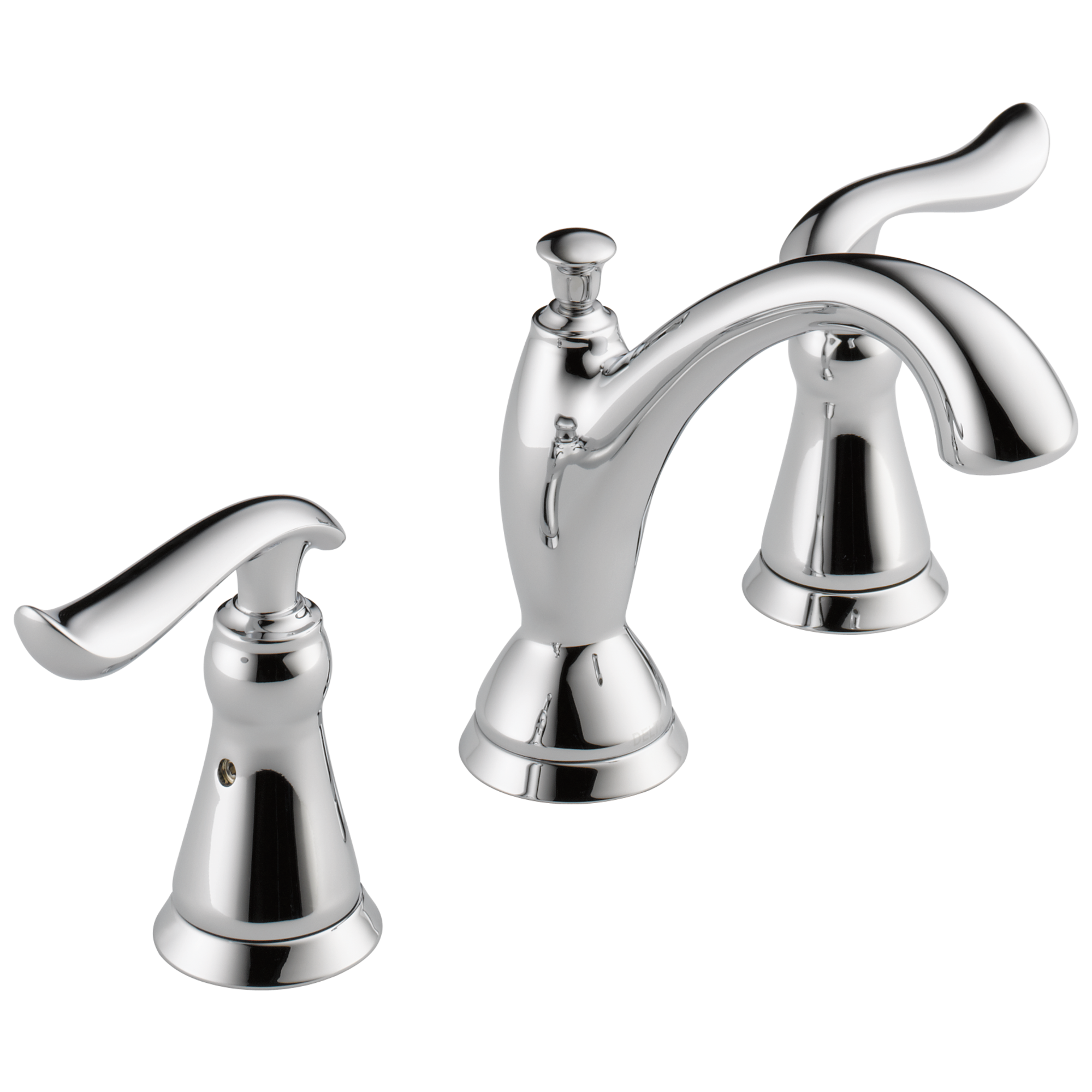 Delta Linden Chrome Widespread 2 Handle WaterSense Bathroom Sink Faucet   05204880 