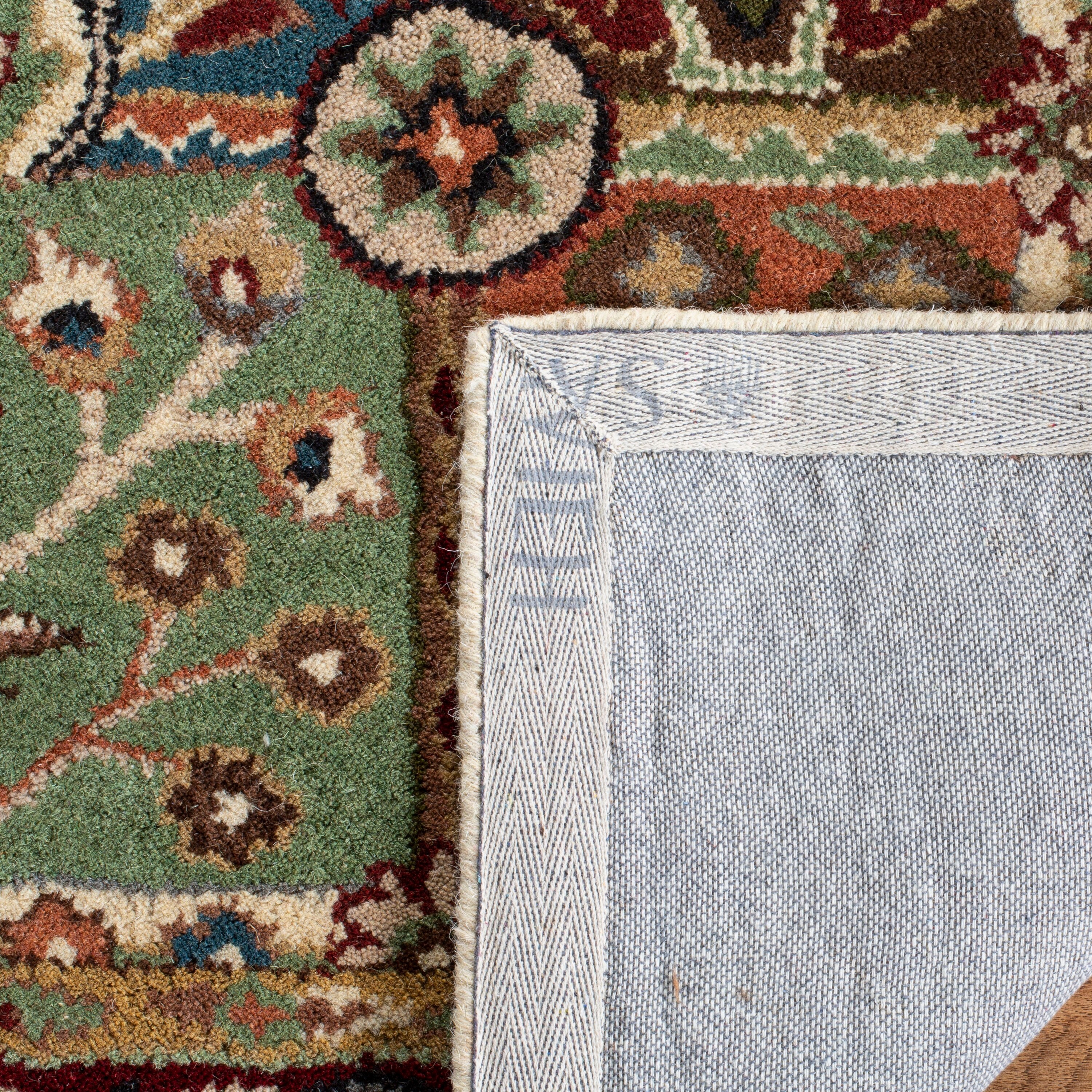 Heritage Multi-Color Hand-Tufted Wool 5' x 8' Area Rug