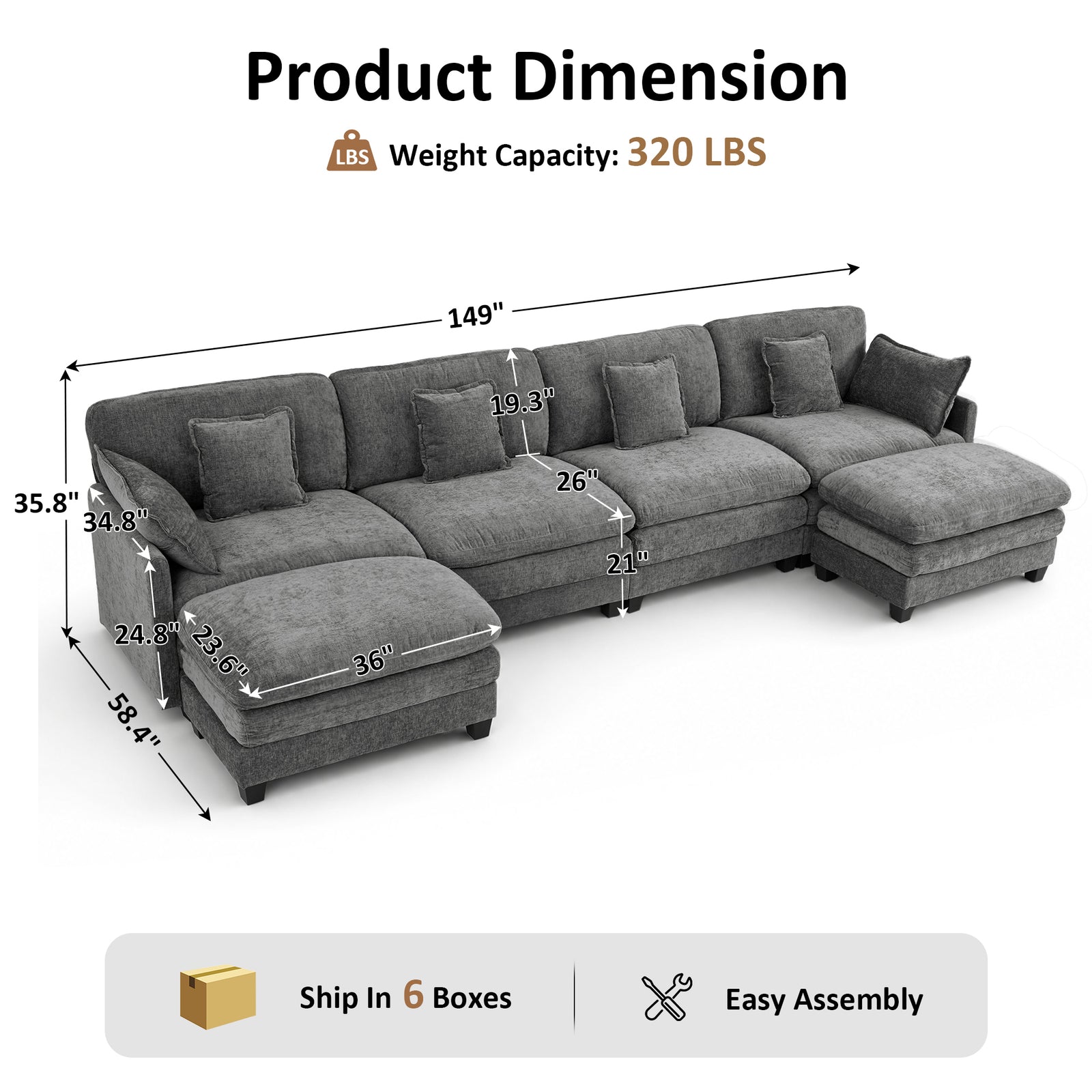 MCombo 9125-SF068M4-DE Sofas-Loveseats - View #4