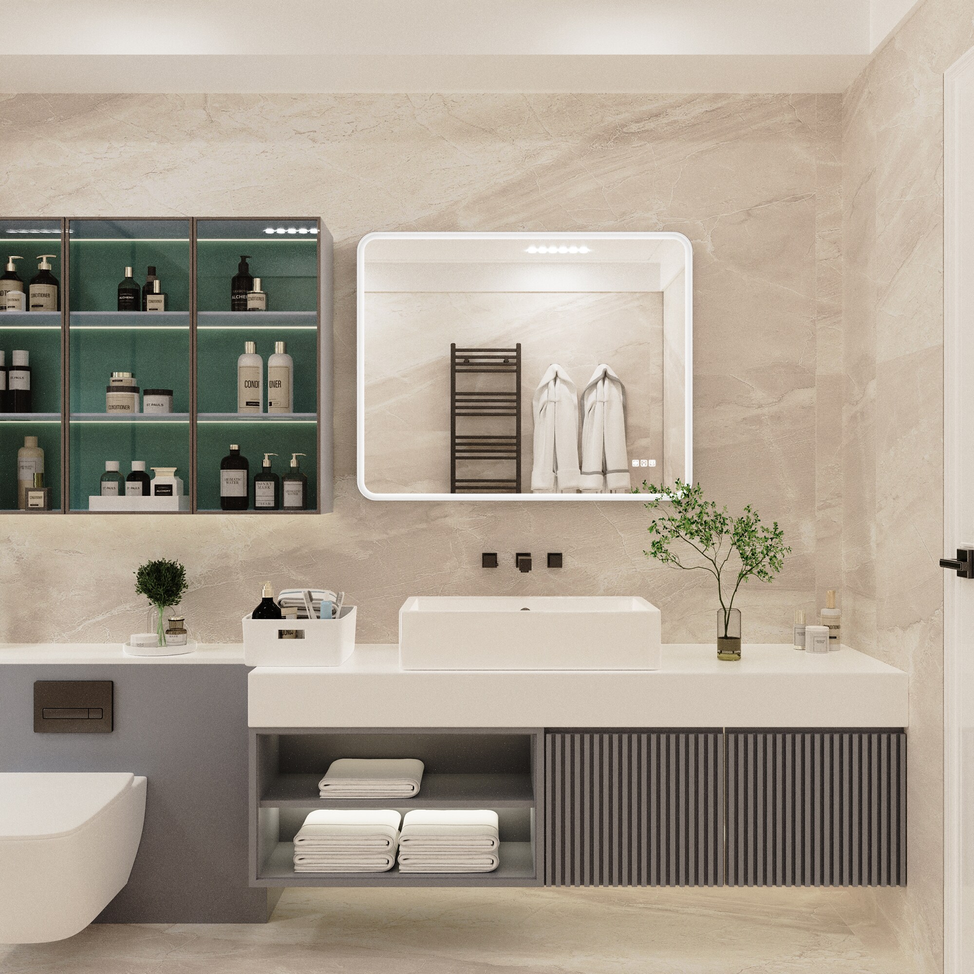 ExBrite X4BM4032 Framed-Bath-Mirrors - View #8