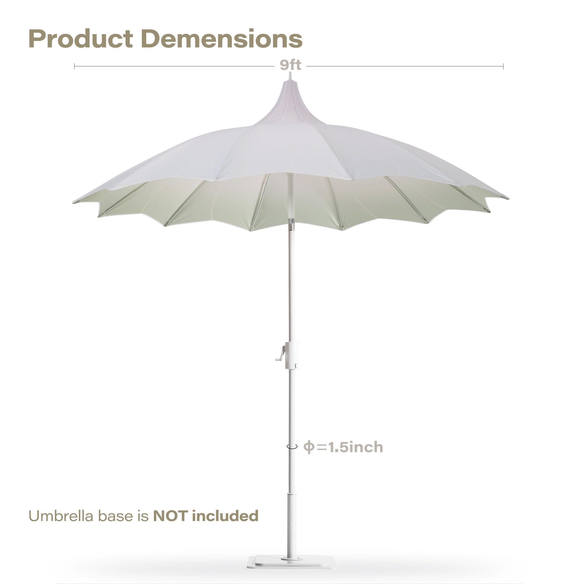 LAUSAINT HOME UMCP122-109-GG1 Umbrellas-2 - View #3