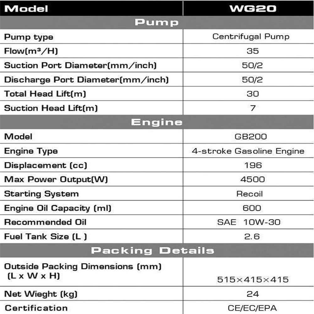  WG20 pumps - View #2