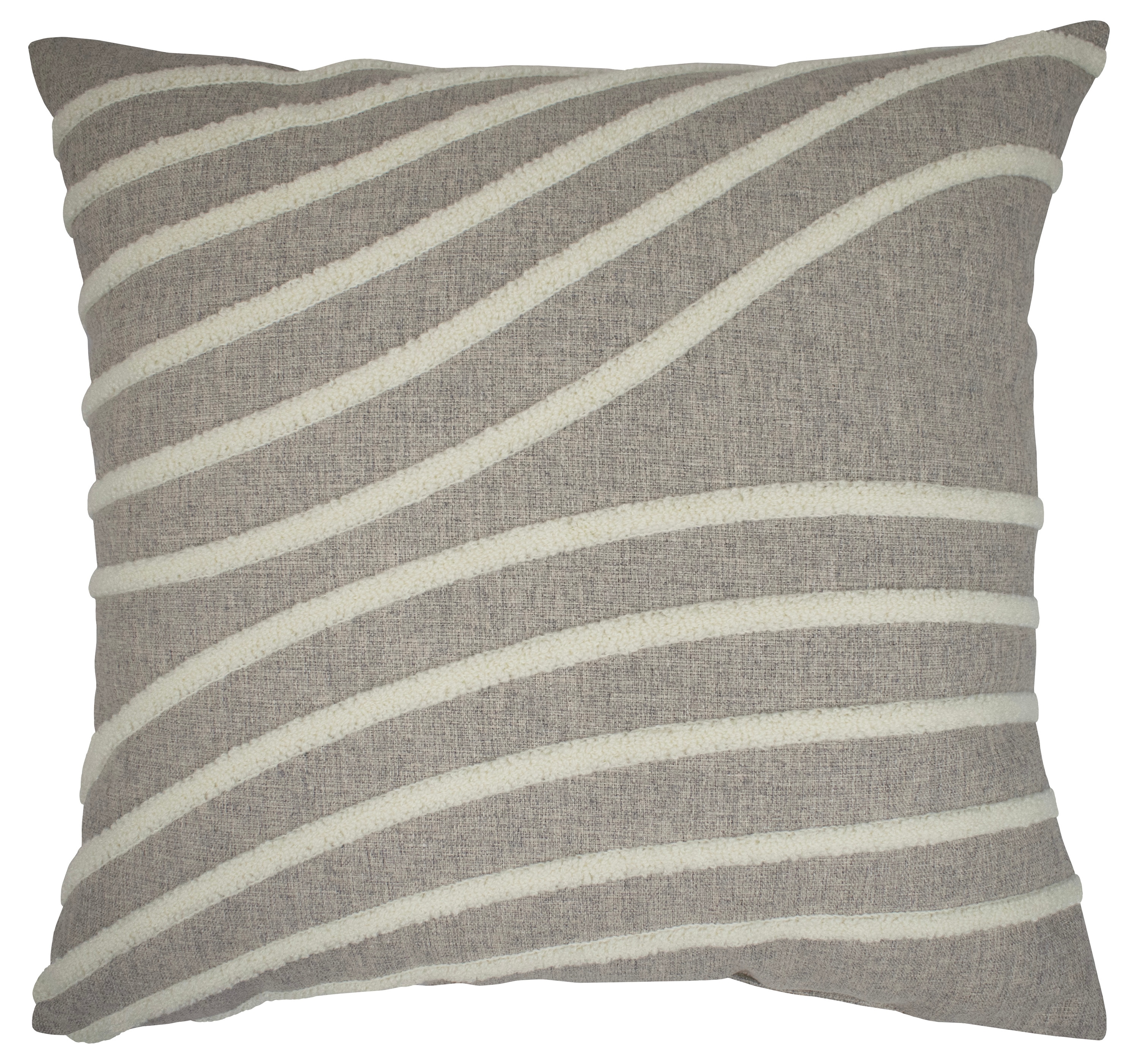 Origin 21 Ripple Striped Neutral Square Throw Pillow #21504S-108E127