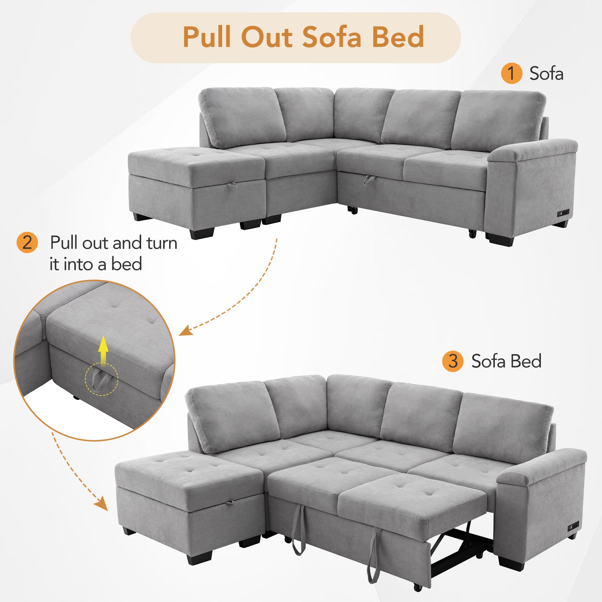 Nestfair S100250E futons - View #6
