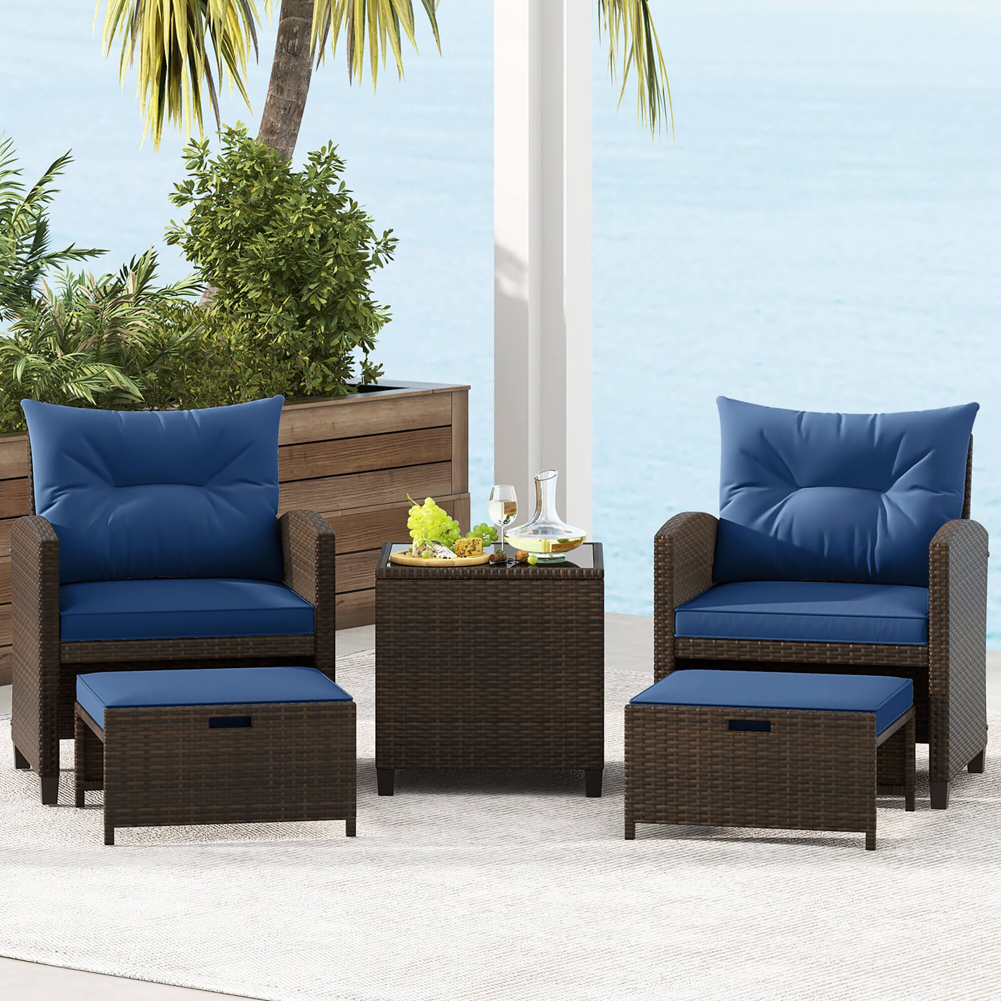 Costway HCST02383 Patio-Conversation-Sets - View #7