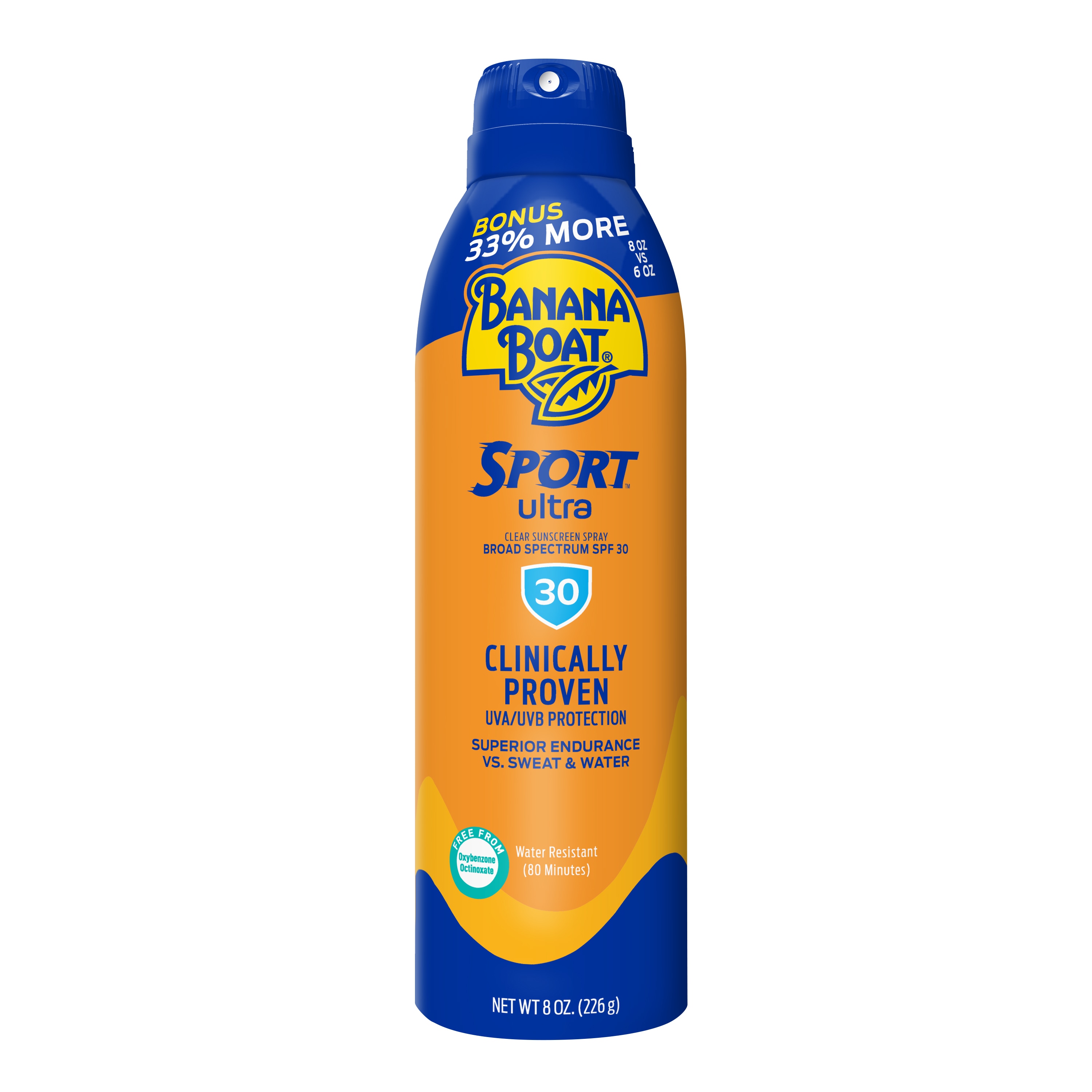 Banana Boat X301310600 Bb Sport Spf 30 Clear Ultramist 8-oz