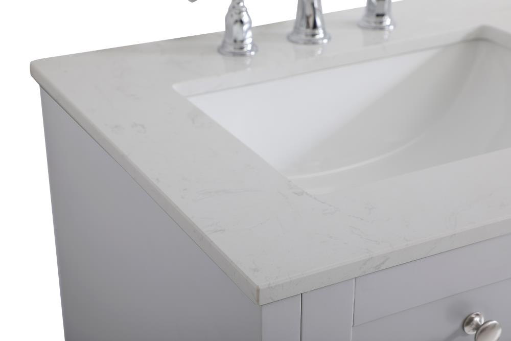 Elegant Decor FI51060DGR Bath-Vanity-Combo - View #6