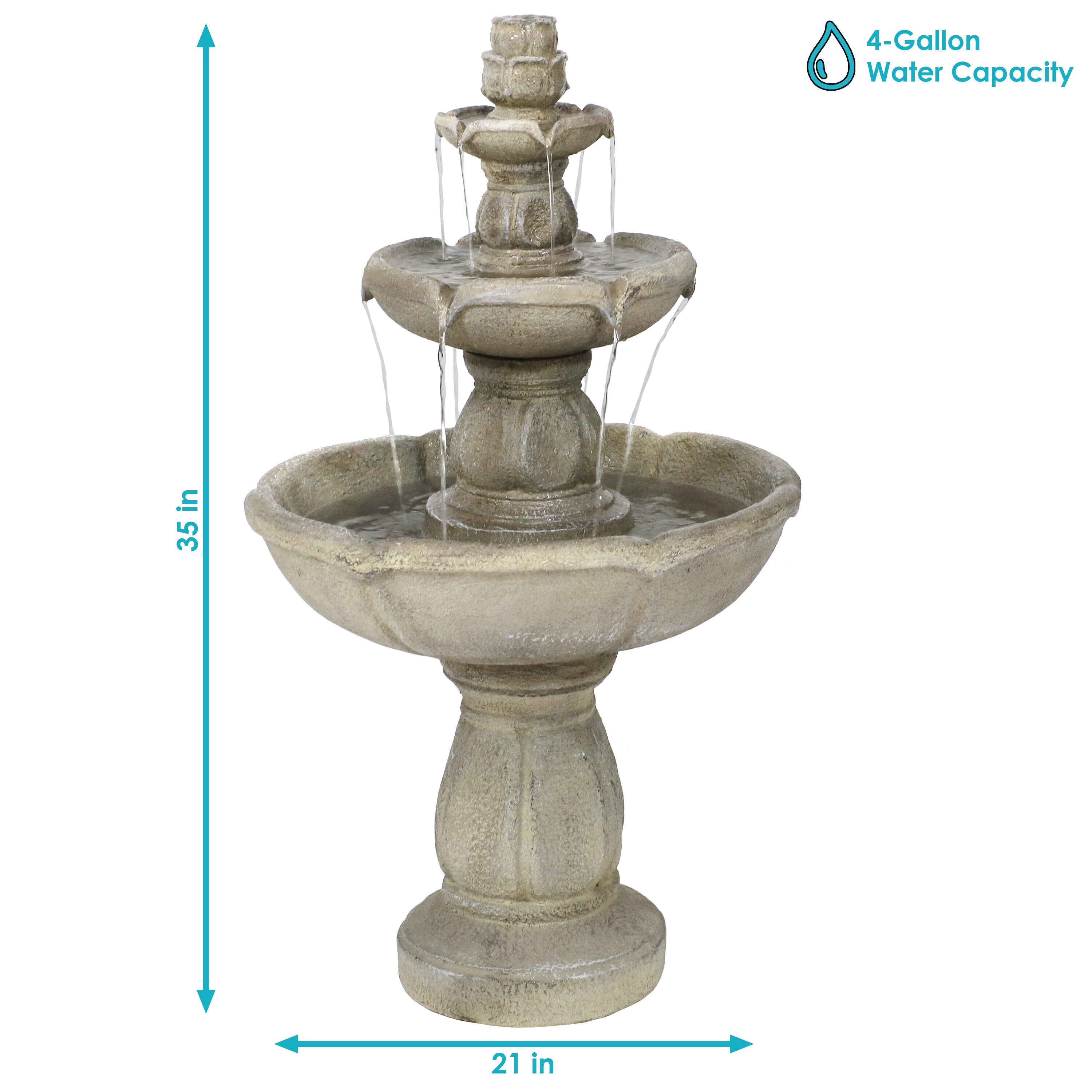 Sunnydaze Decor FC-73528 fountains - View #7