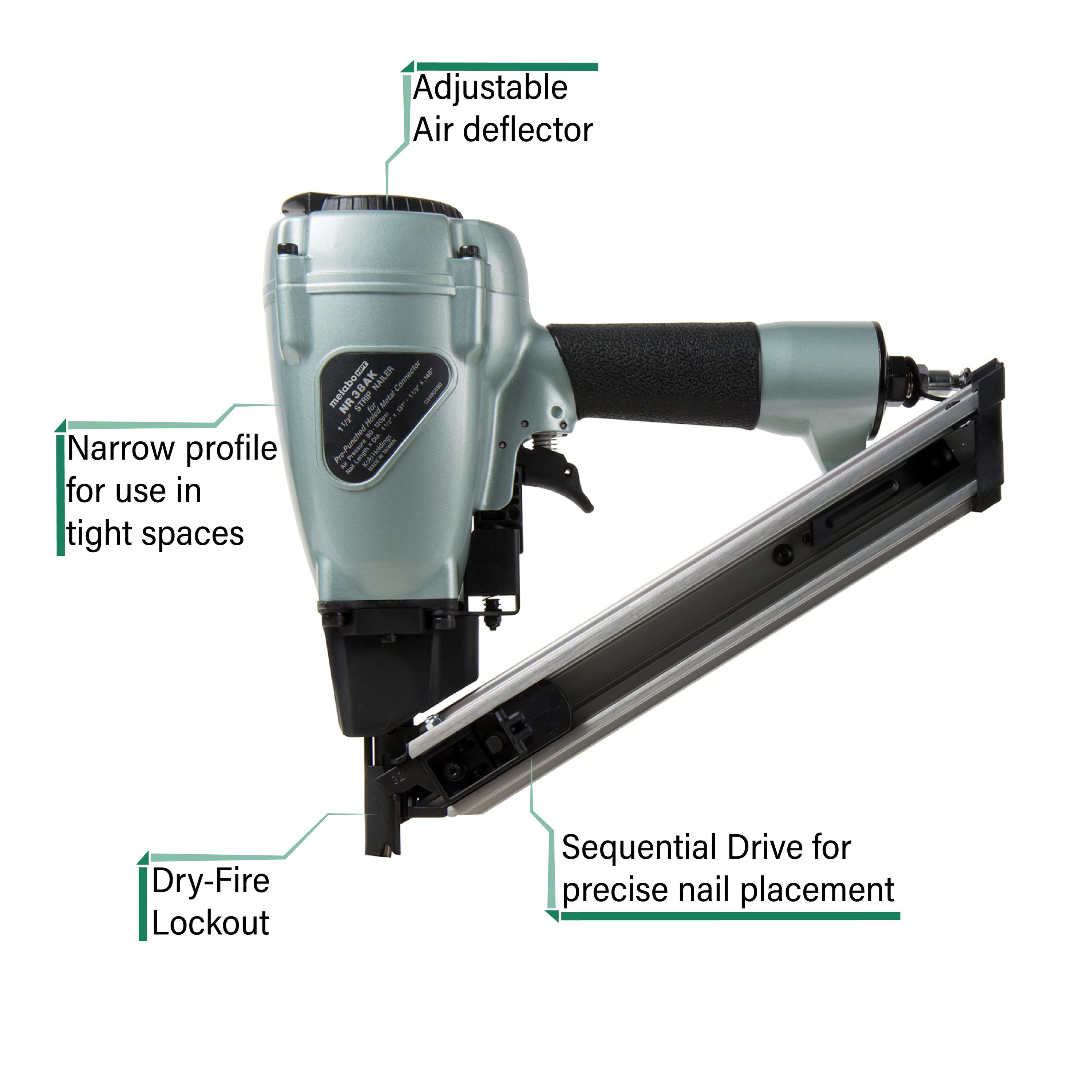 Metabo HPT 2-in 18-Gauge Cordless Brad Nailer (Battery & Charger Included)  in the Brad Nailers department at Lowes.com