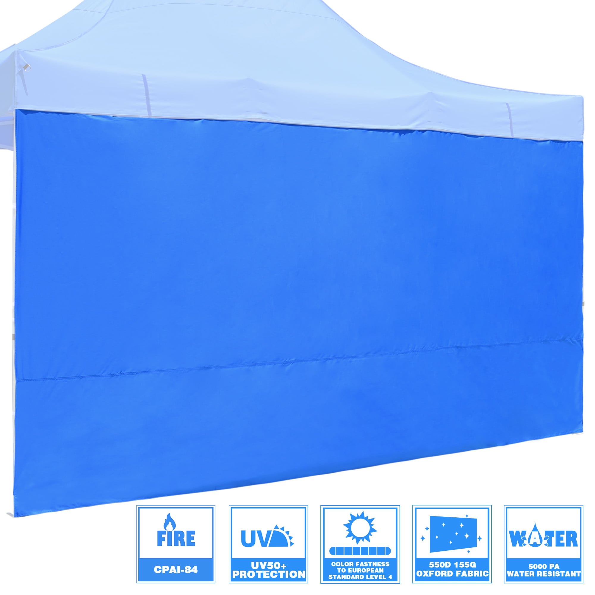 Yescom 07CSW008-A315T-03-LO InstaHibit 1 Pack Side Wall for 10x15 FT EZ Pop Up Canopy Tent UV50+ Shelter Sun