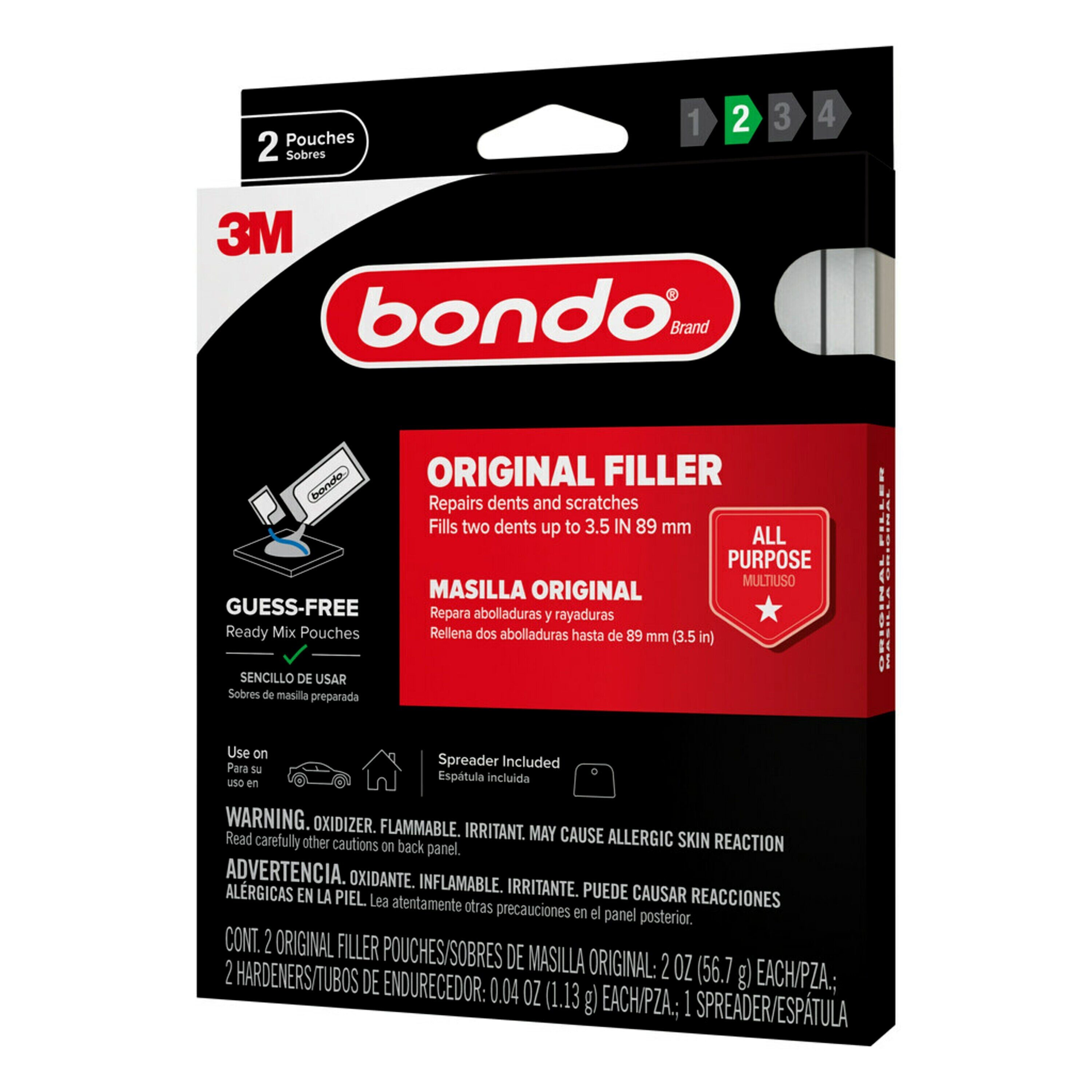 Pack-n-Tape  3M 262 Bondo Body Filler, 1 Qt (28 oz), 12 per case