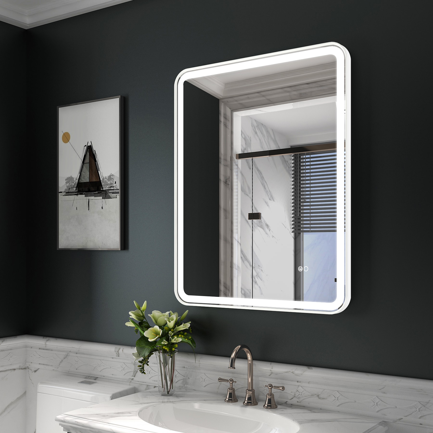 Forclover MF06-24TG Framed-Bath-Mirrors - View #13