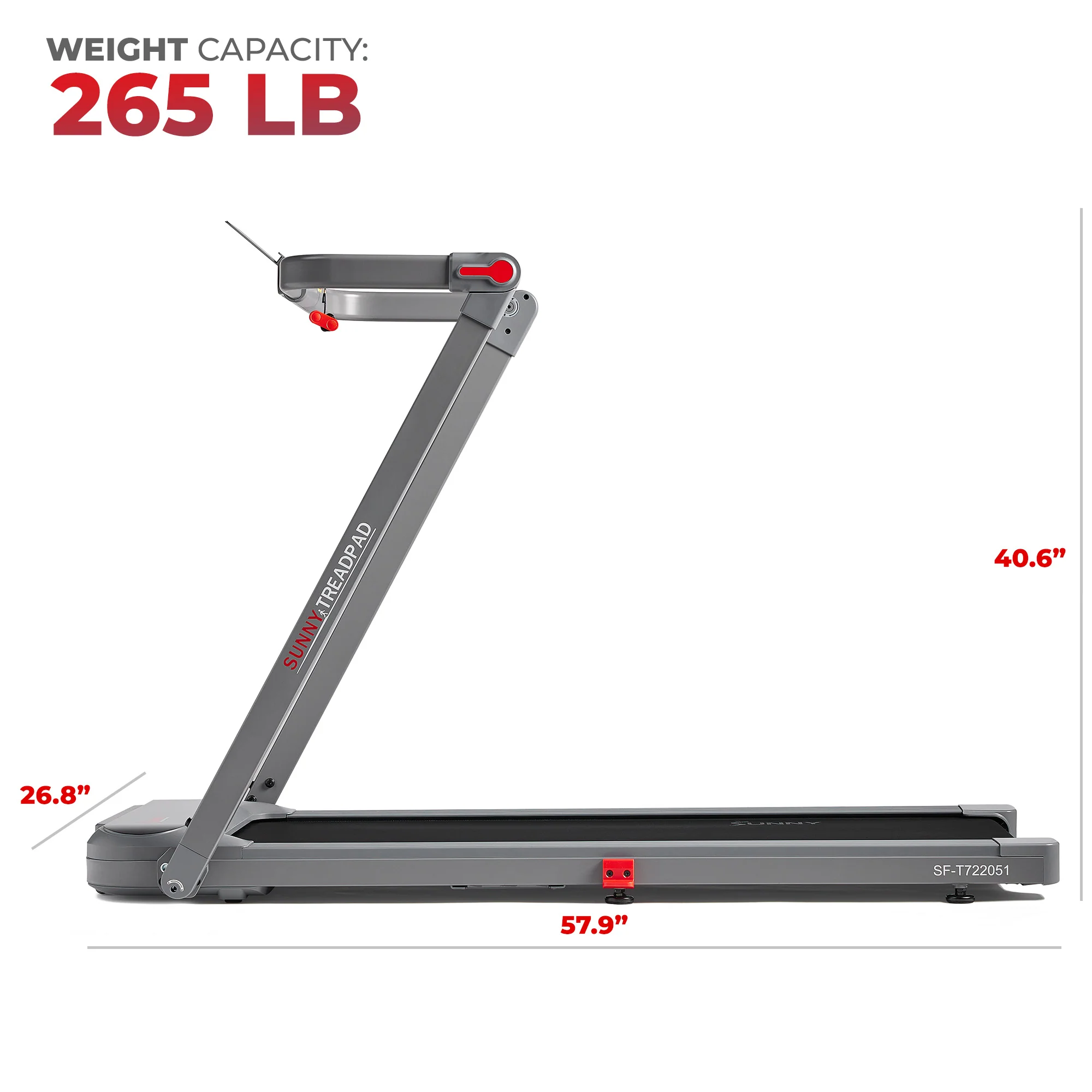 Sunny Health & Fitness SF-T722051 treadmills - View #3