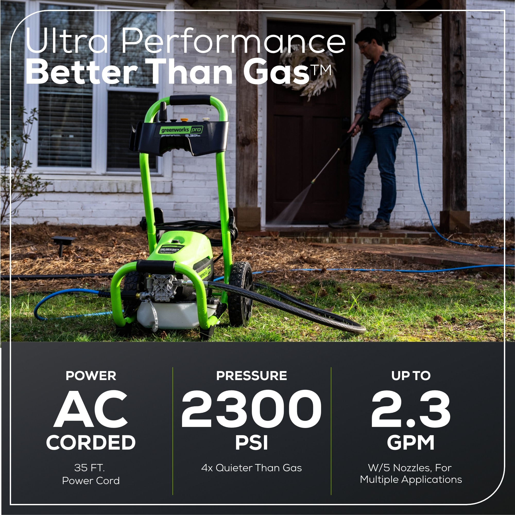 Greenworks Pro GPW2301SC Gas-Pressurewashers - View #3