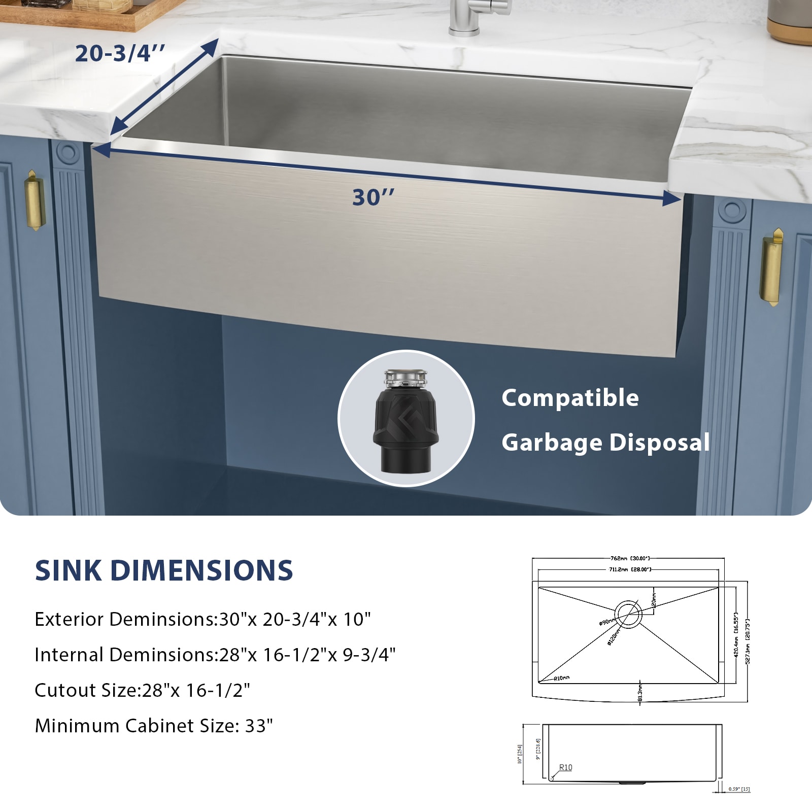 Lordear LD-LA3621R1 Kitchen-Sinks - View #9