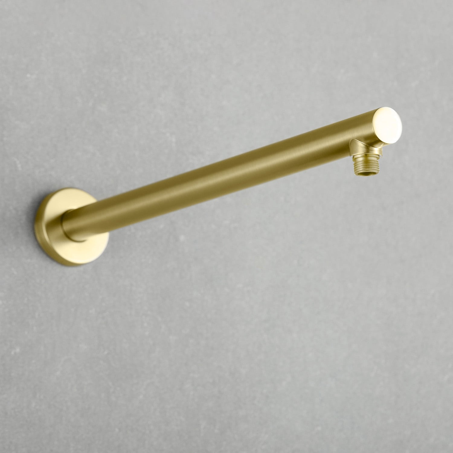 Dimakai Shower Arm with 1/2 NPT Connection SUS304 Stainless Steel Wall Mounted for Concealed Shower System Brushed Gold