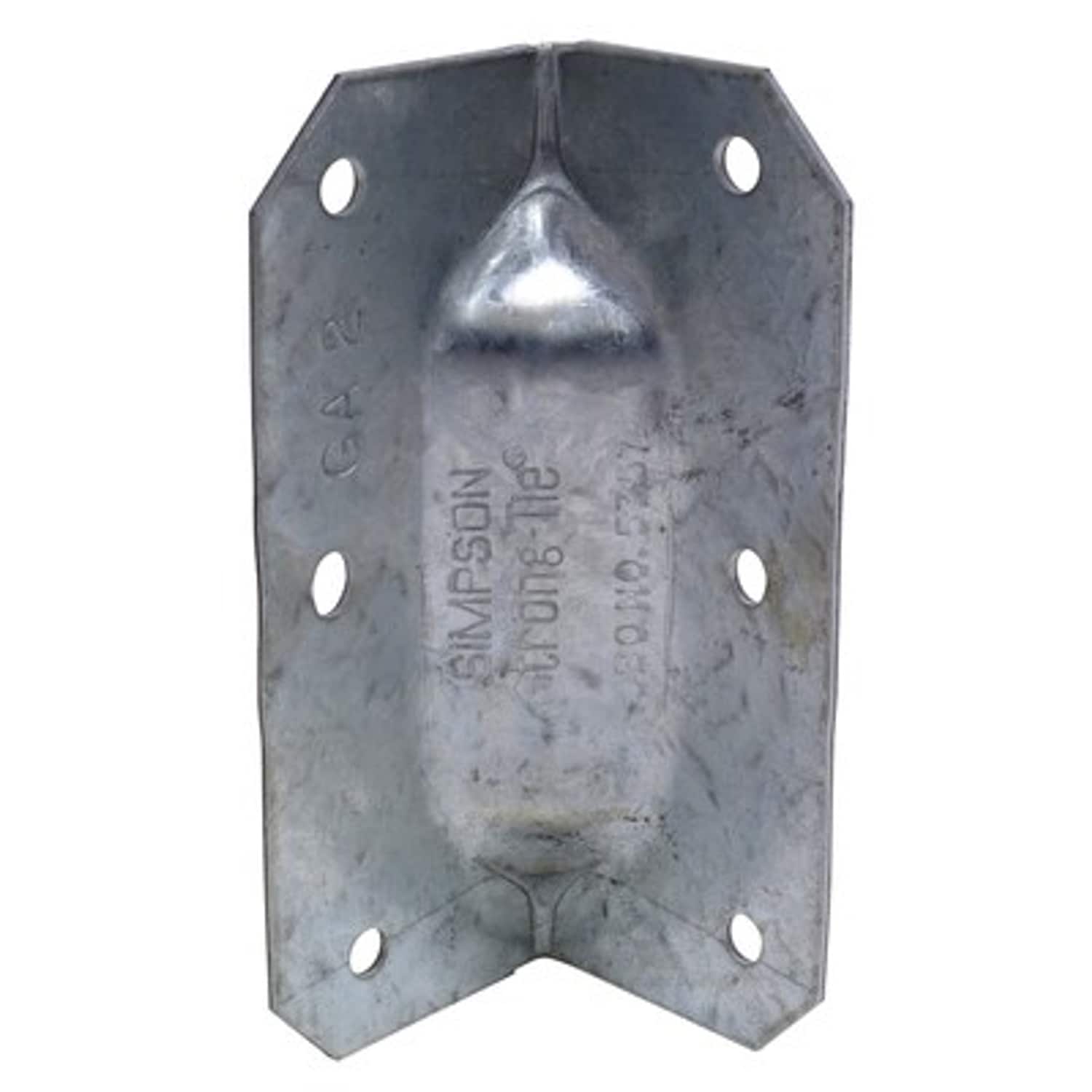 Simpson Strong-Tie GA 1.25-in x 1.25-in x 3.25-in 18 -Gauge G90 galvanized Steel Angle #GA2