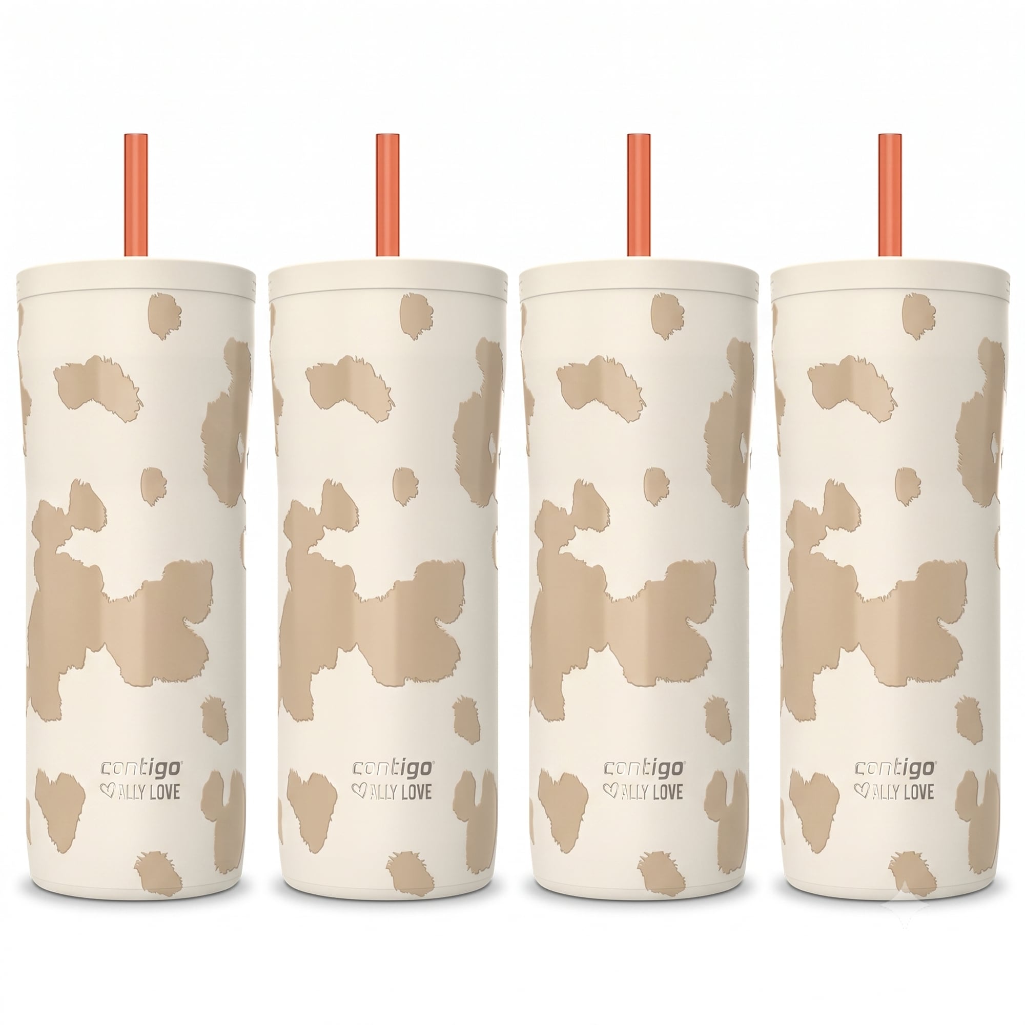 Contigo  4 Pack Streeterville 2.0 Stainless Steel Tumbler with Straw 24 oz.