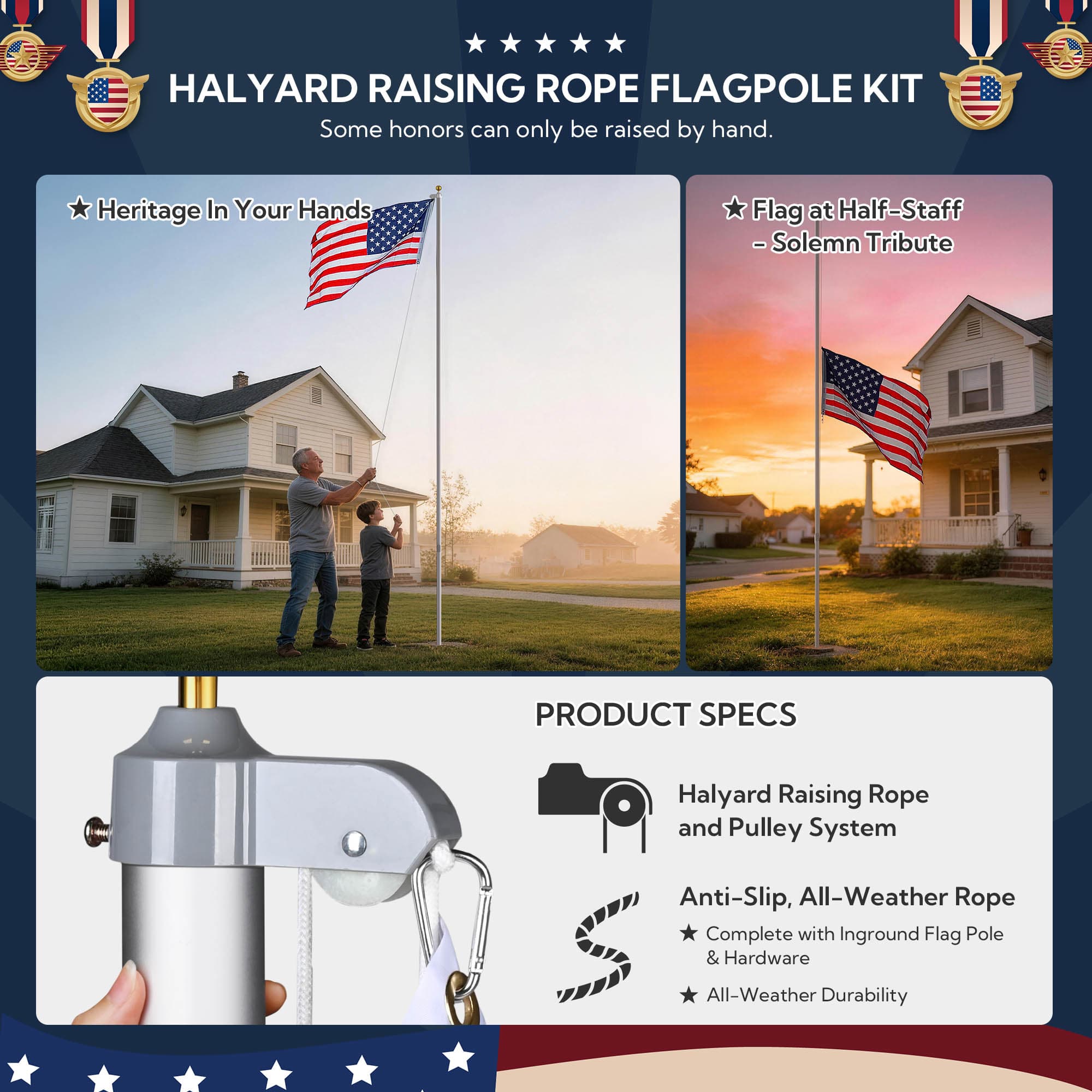 Yescom 22FLP021-20S18-11-LO Flag-Poles - View #5