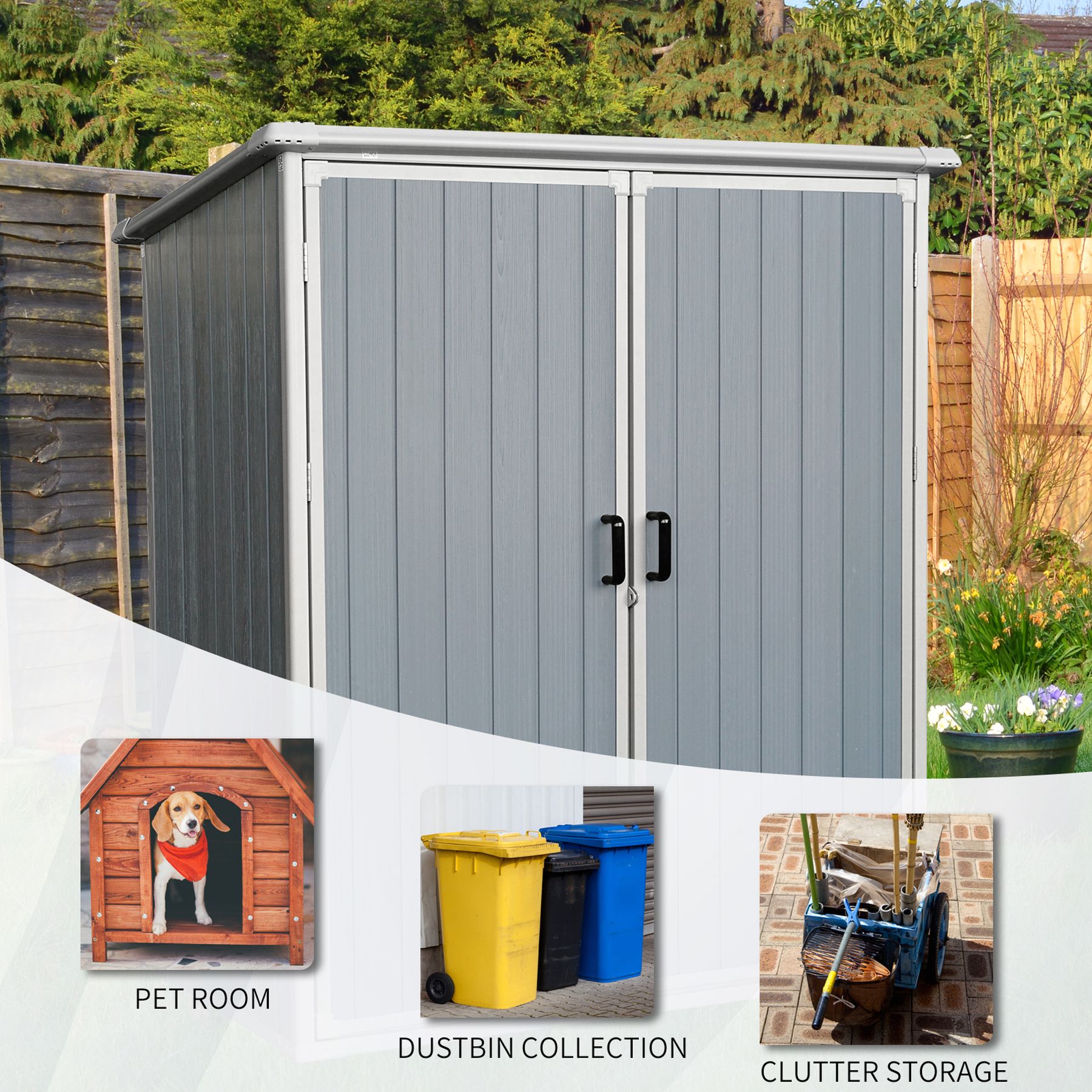 Blisstyle JIVDAIRRXC Metal-Storage-Buildings-Sheds - View #3