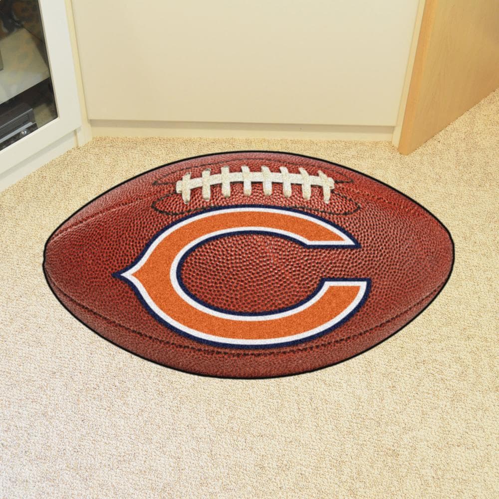 FANMATS NFL Chicago Bears Black Embroidered Head Rest Cover Set (2