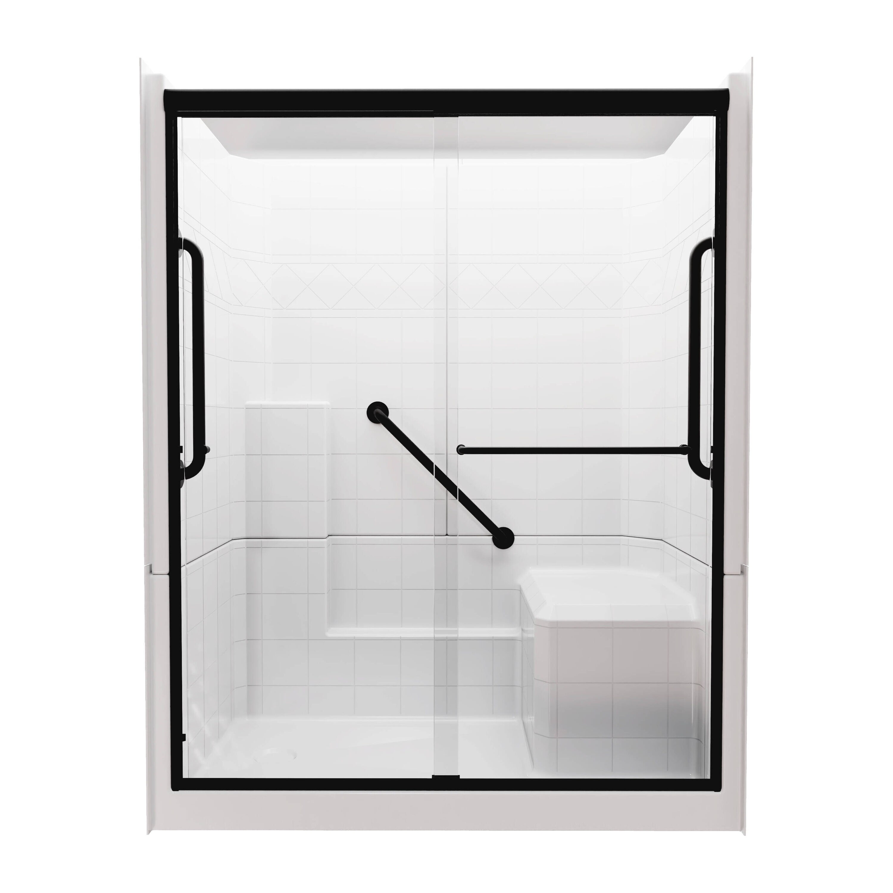 Laurel Mountain LM6032SH1S3PRWM3 Alcove-Shower-Kit - View #2