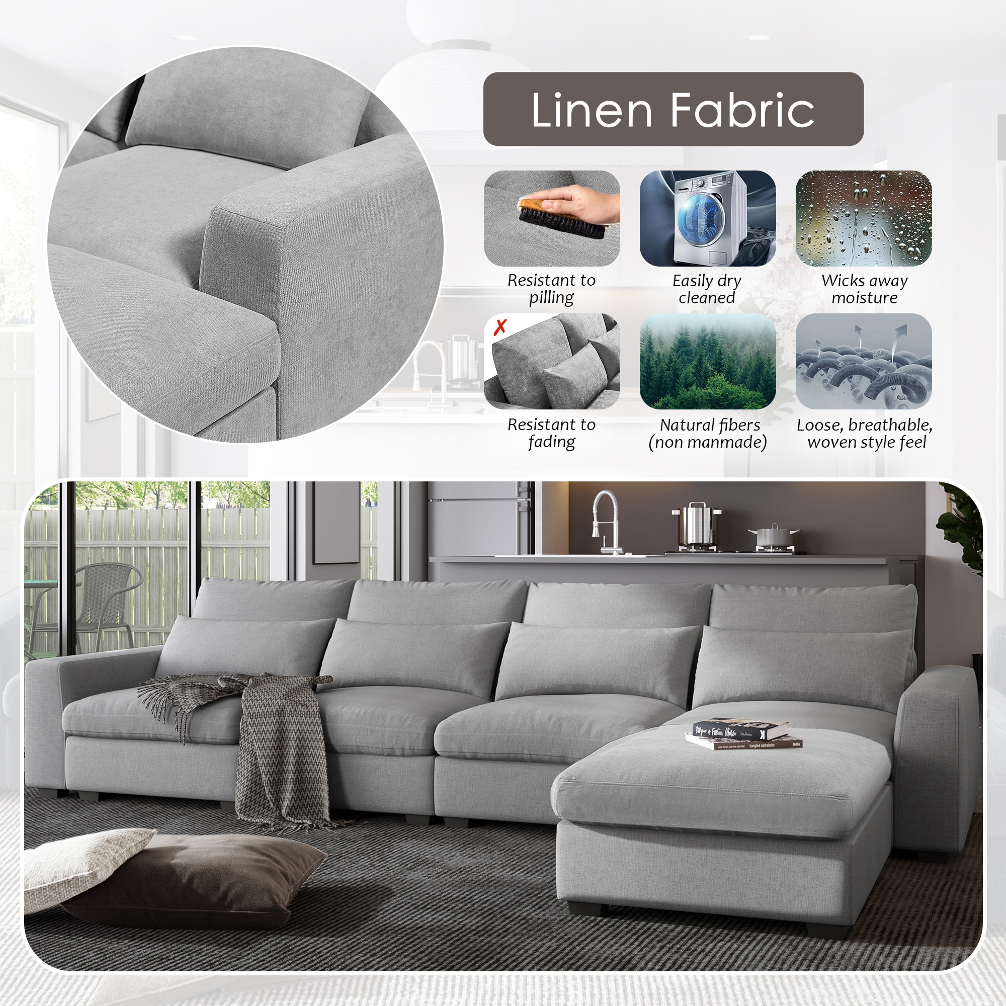 SINOFURN SYA020292LG Sofas-Loveseats - View #14