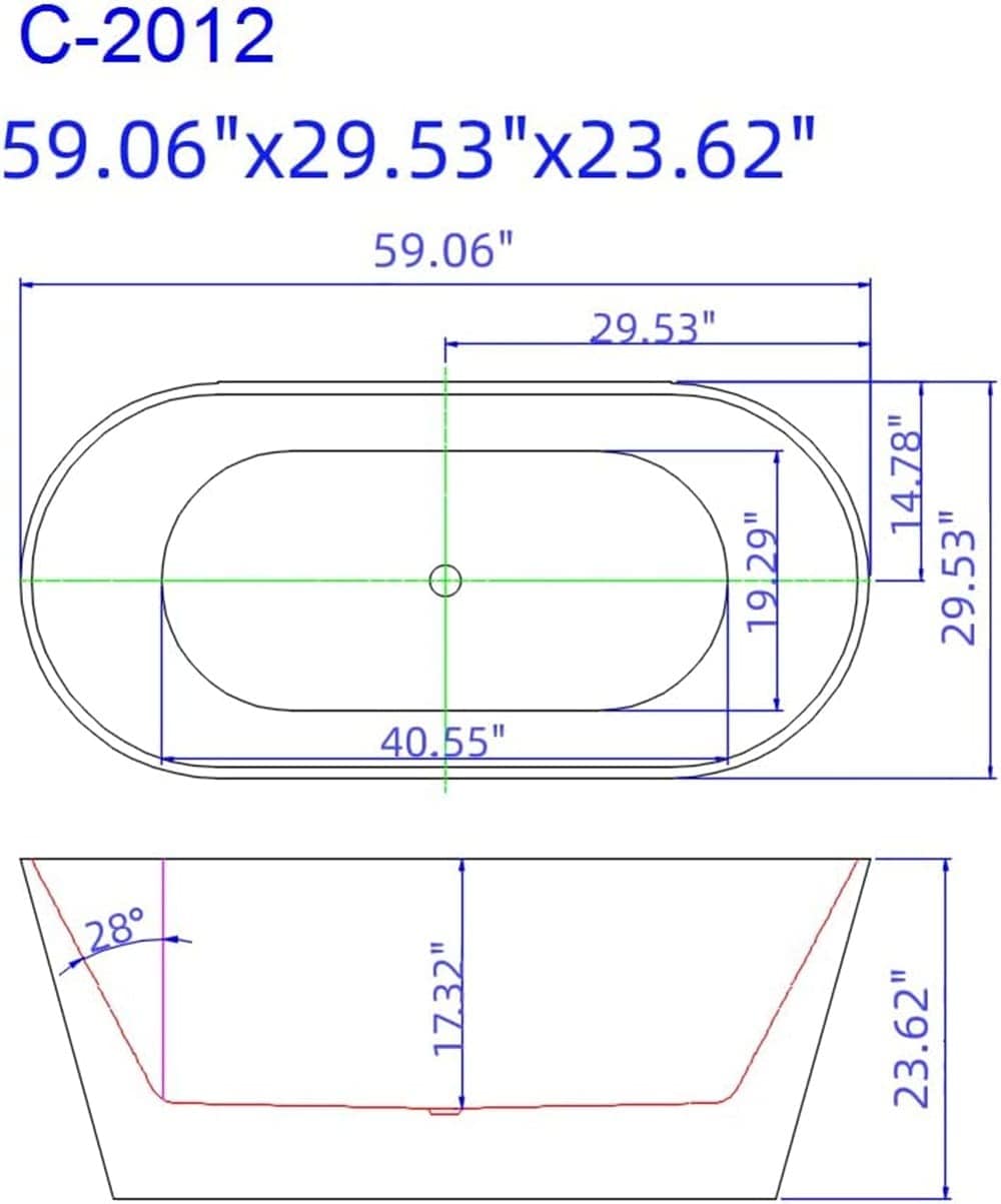 Qeetex PHO14UWZPF2 bathtubs - View #5
