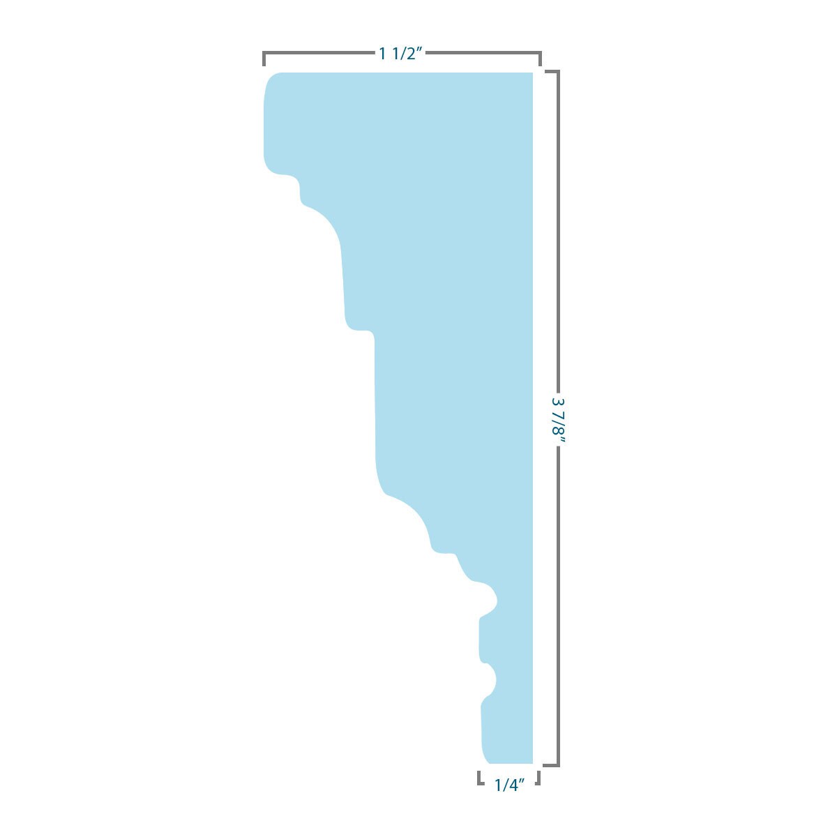 Ekena Millwork CRH04X25ST Exterior-Window-Trim - View #6