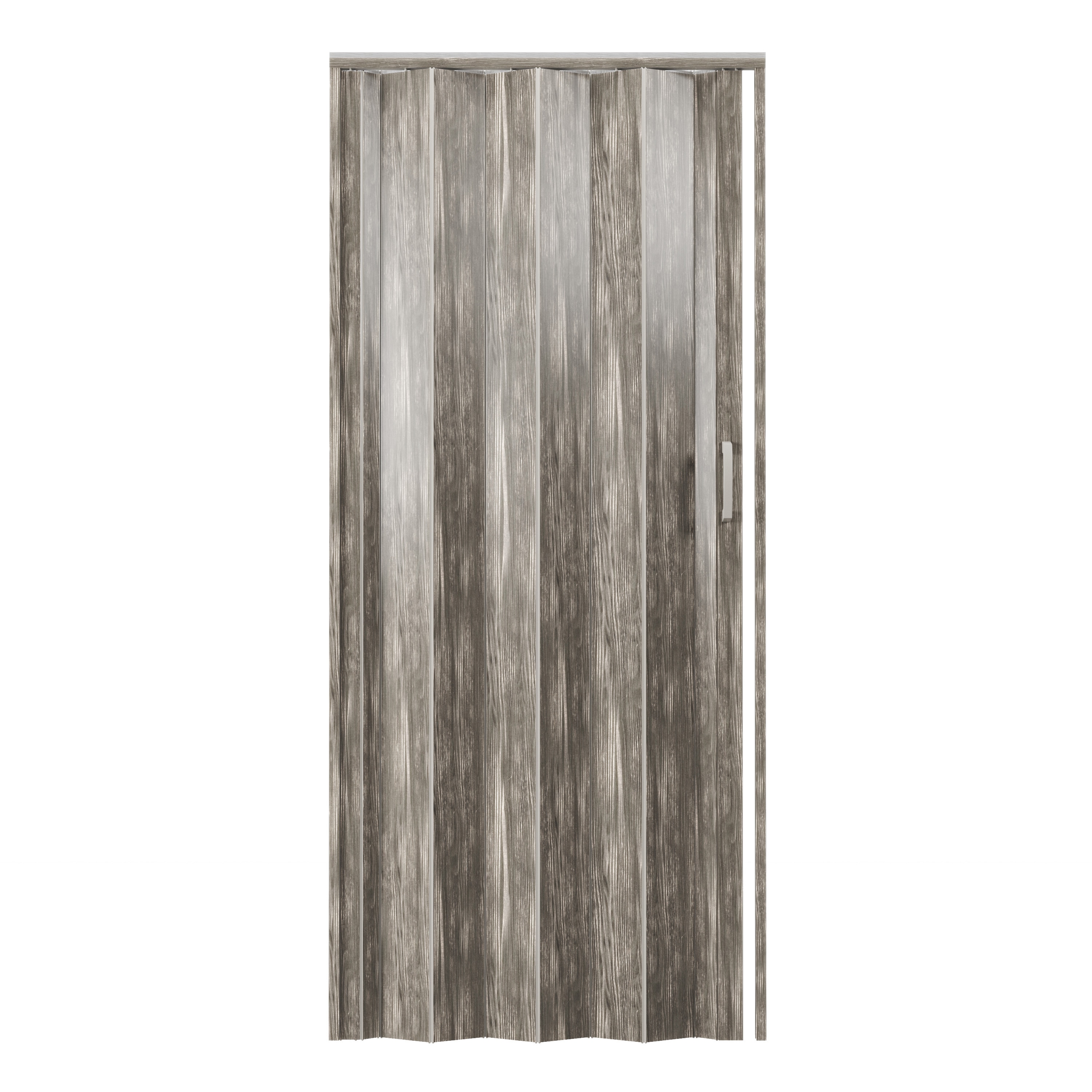 Techni Home Techni Sport 36-in x 42-in Reversible/Universal Handing Taupe PVC Accordion Door ( Hardware Included ) #RTA-LF36FD-TPE