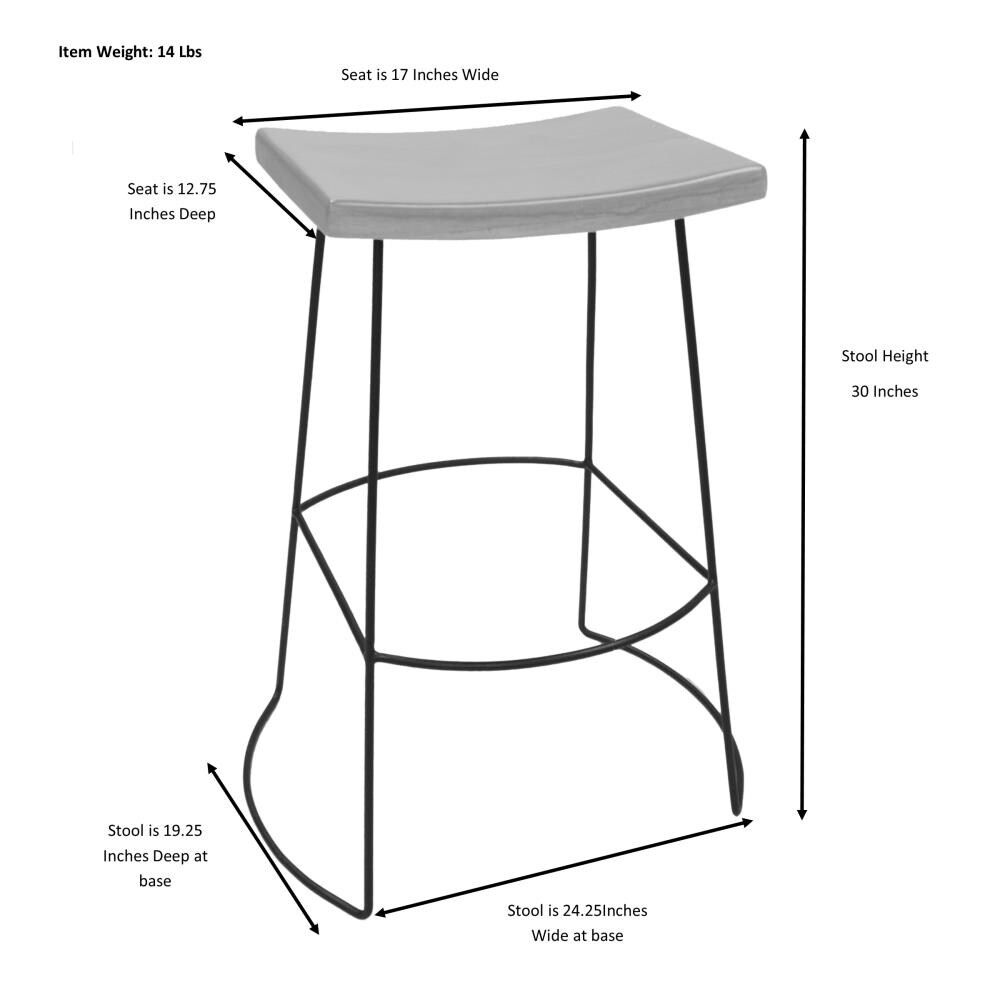 Carolina Cottage CF1730CHETBK stools - View #3