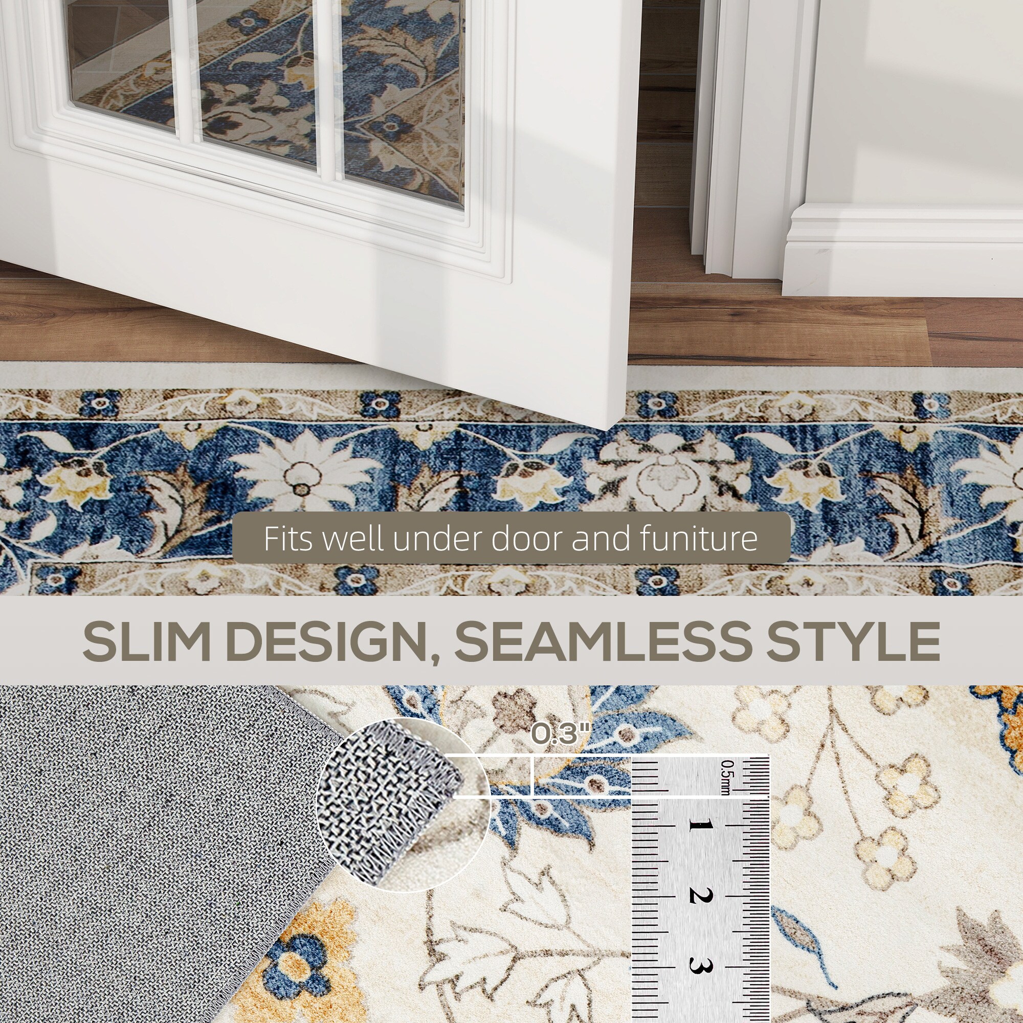 HomCom 83C-017V02BU rugs - View #5