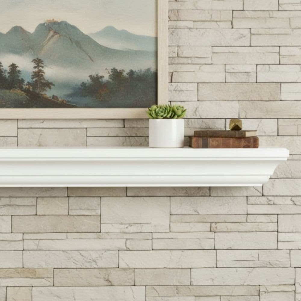 Mantels Direct COLTON-72-WP Mantel-Shelves - View #4