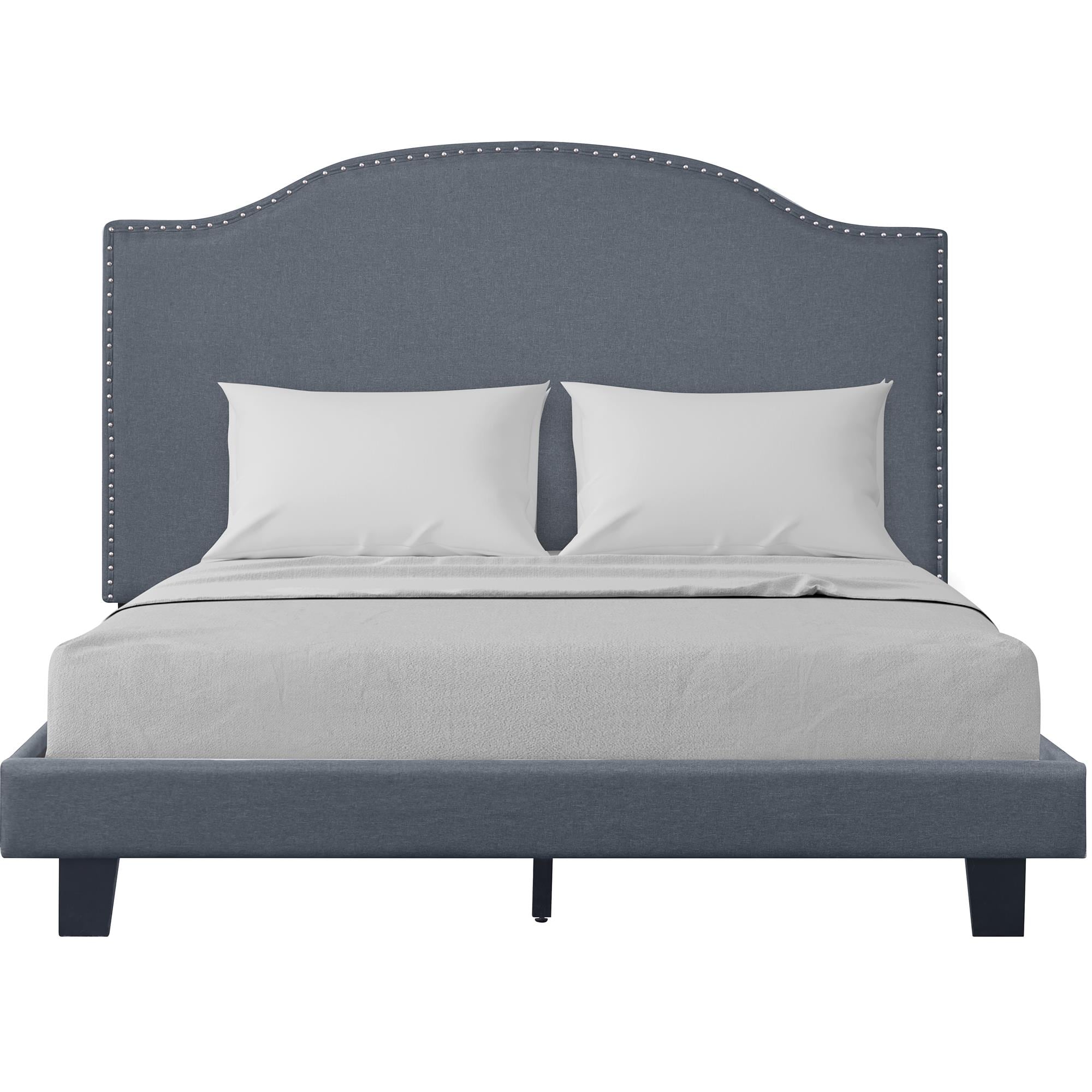 Camden Isle 243333 Madison Gray King Upholstered Platform Bed