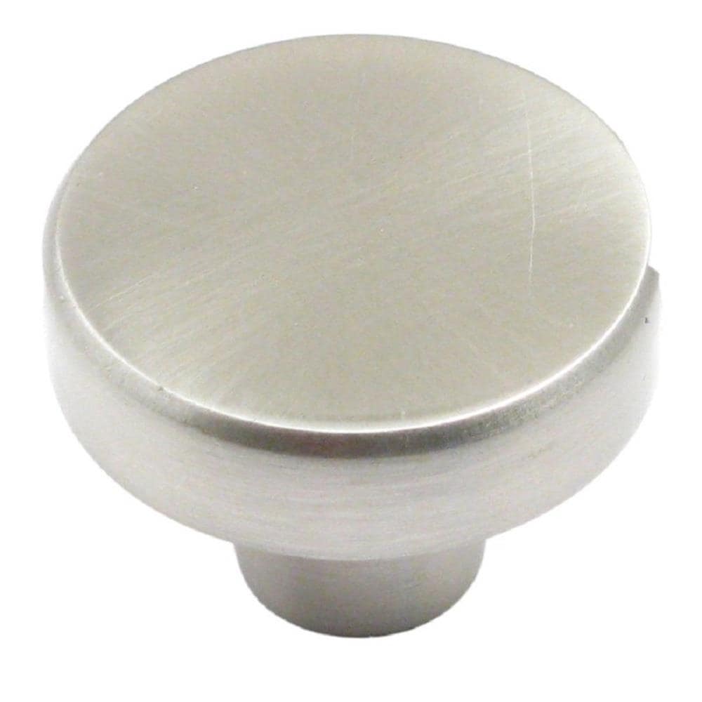 Rusticware Modern 1-3/8-in Satin Nickel Round Contemporary Cabinet Knob ...